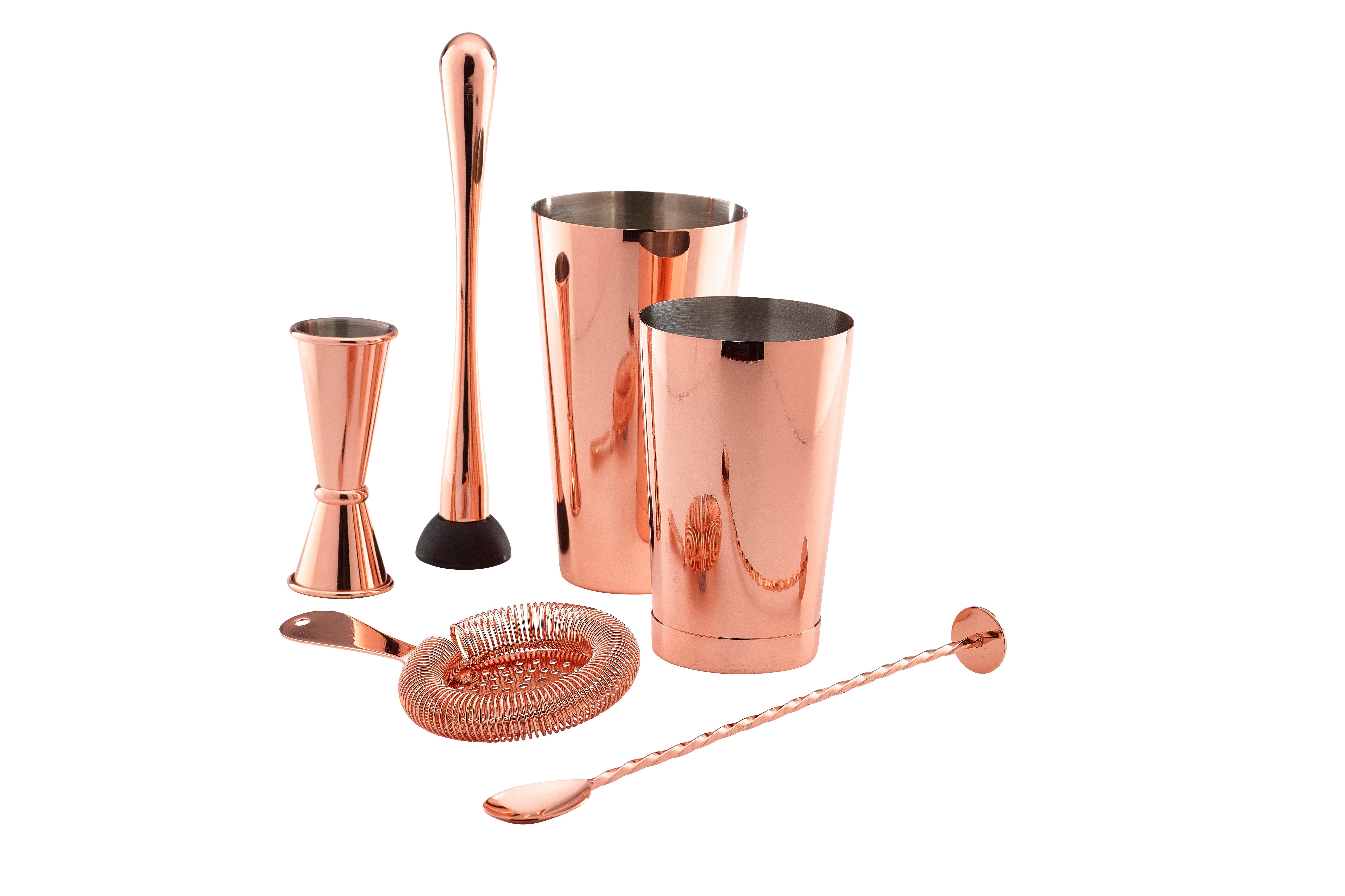 GenWare Copper Cocktail Bar Kit