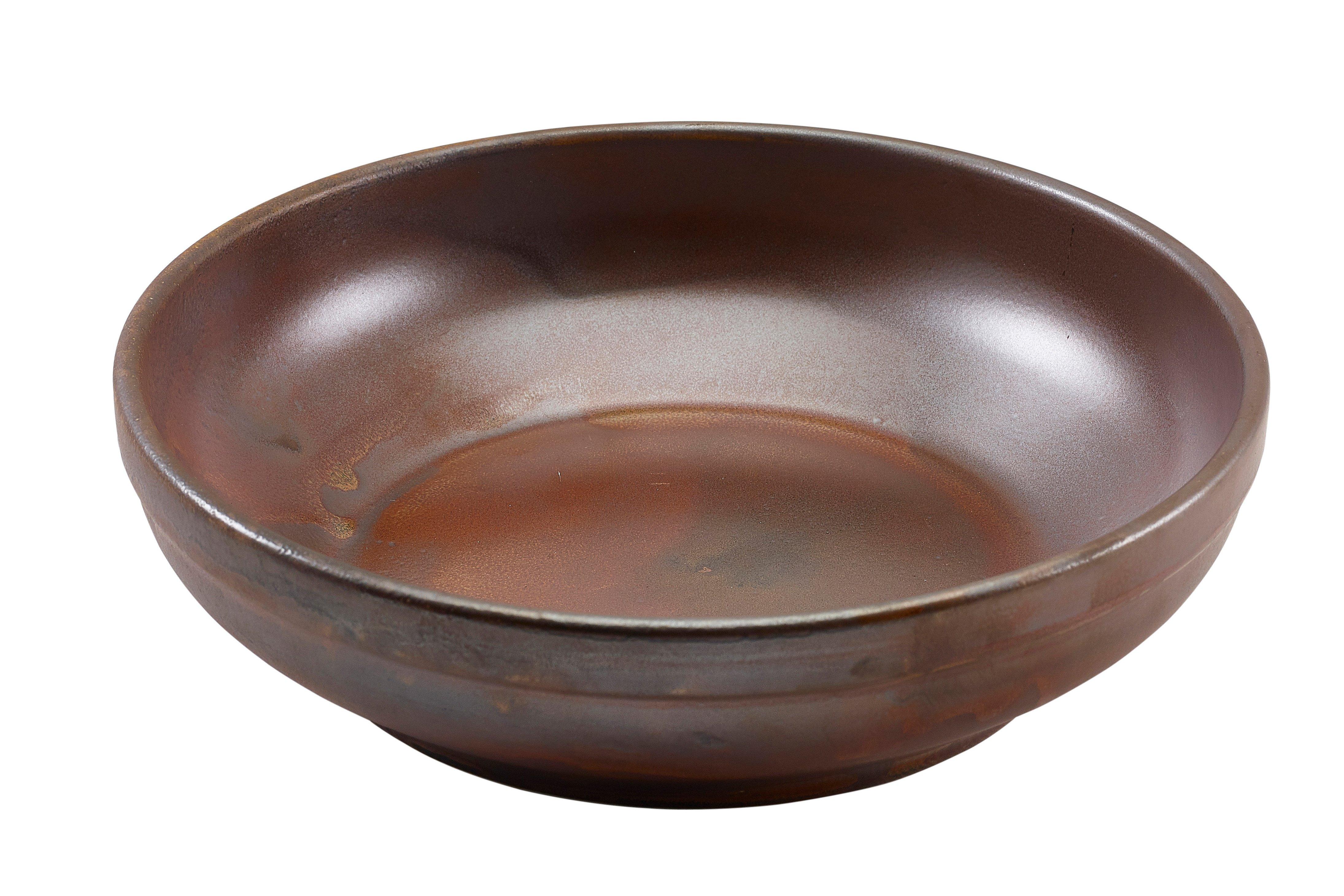GenWare Rustic Copper Terra Porcelain Coupe Bowl 20cm