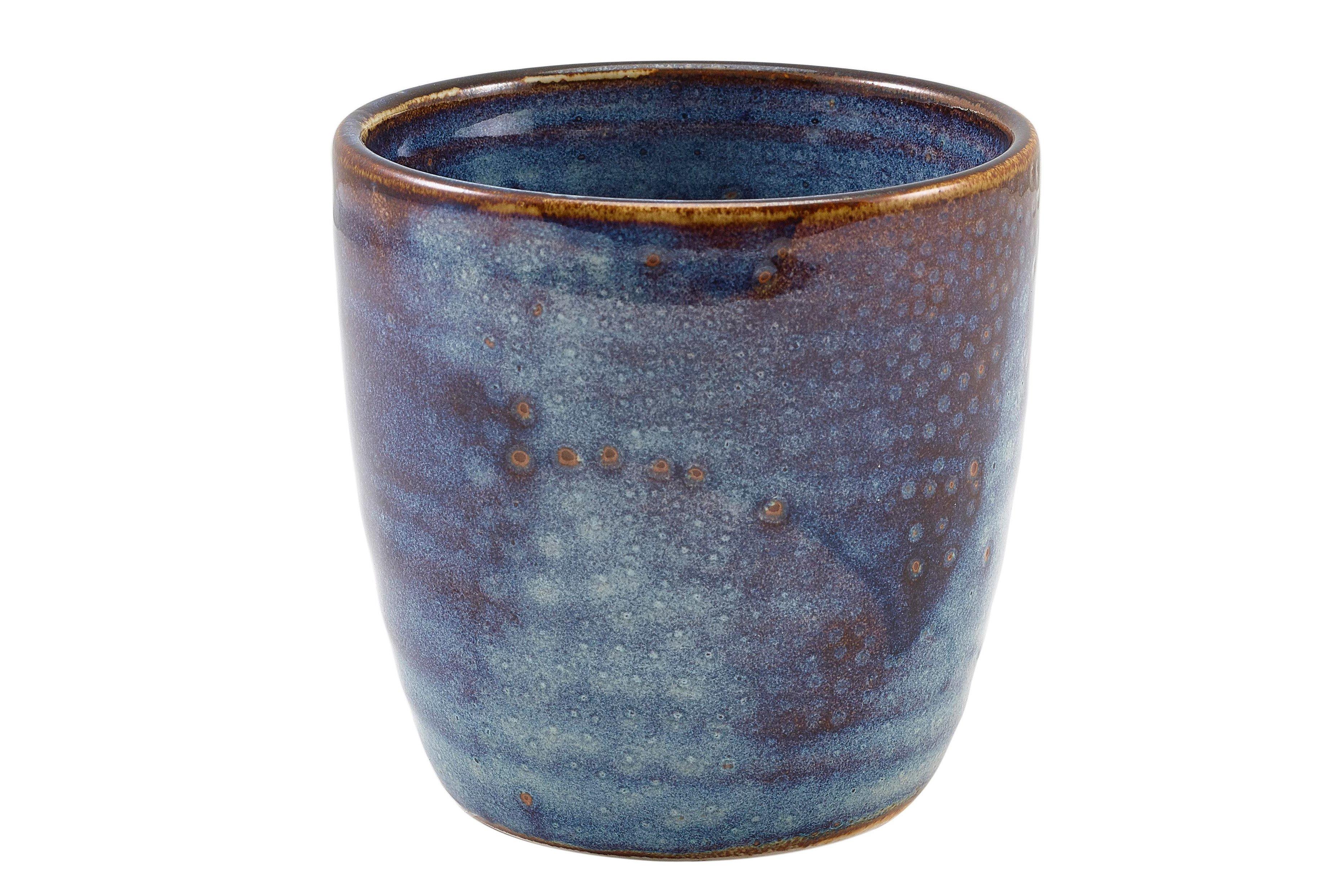 GenWare Aqua Blue Terra Porcelain Chip Cup 320ml