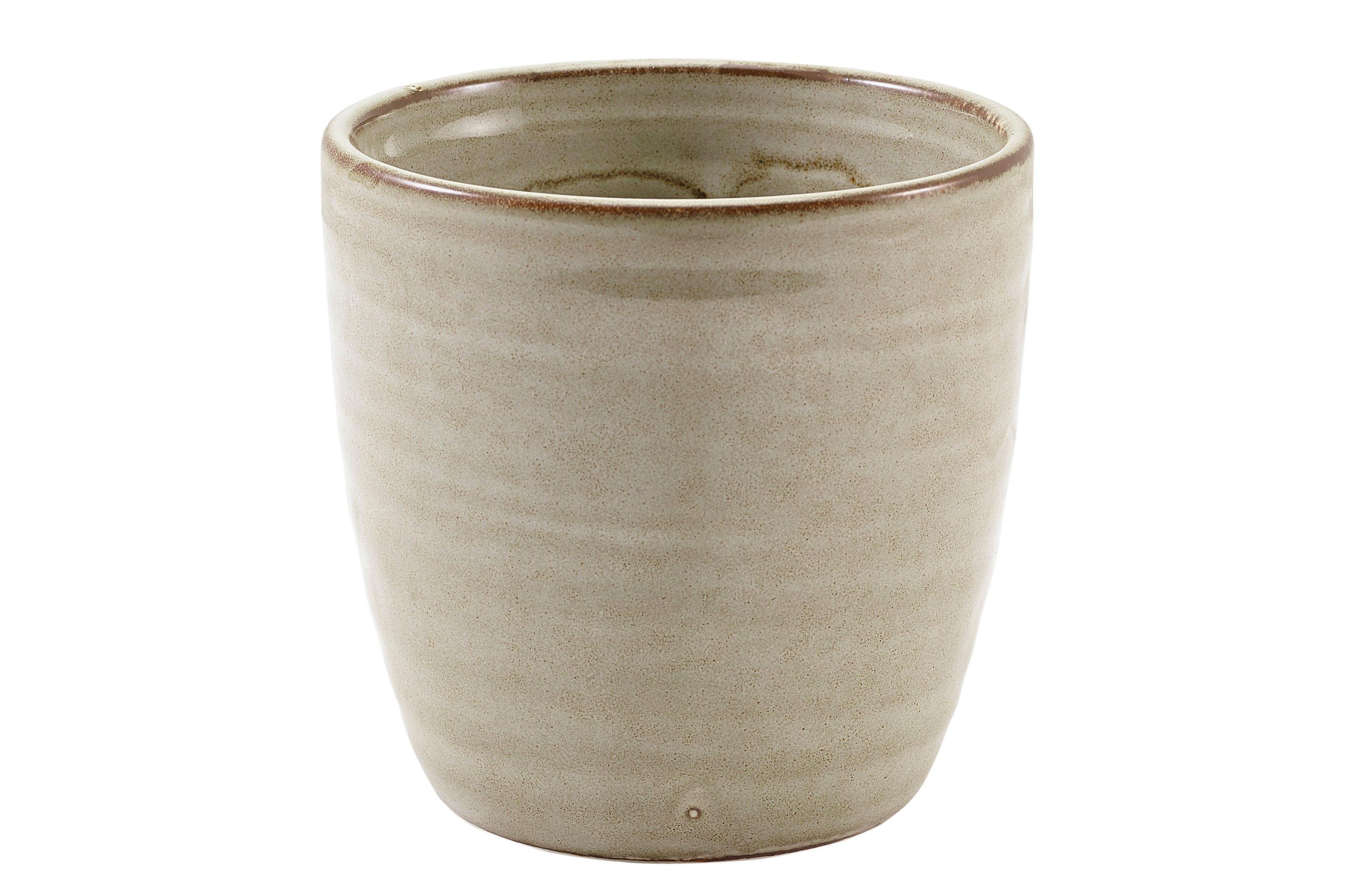 GenWare Grey Terra Porcelain Chip Cup 8.7cm