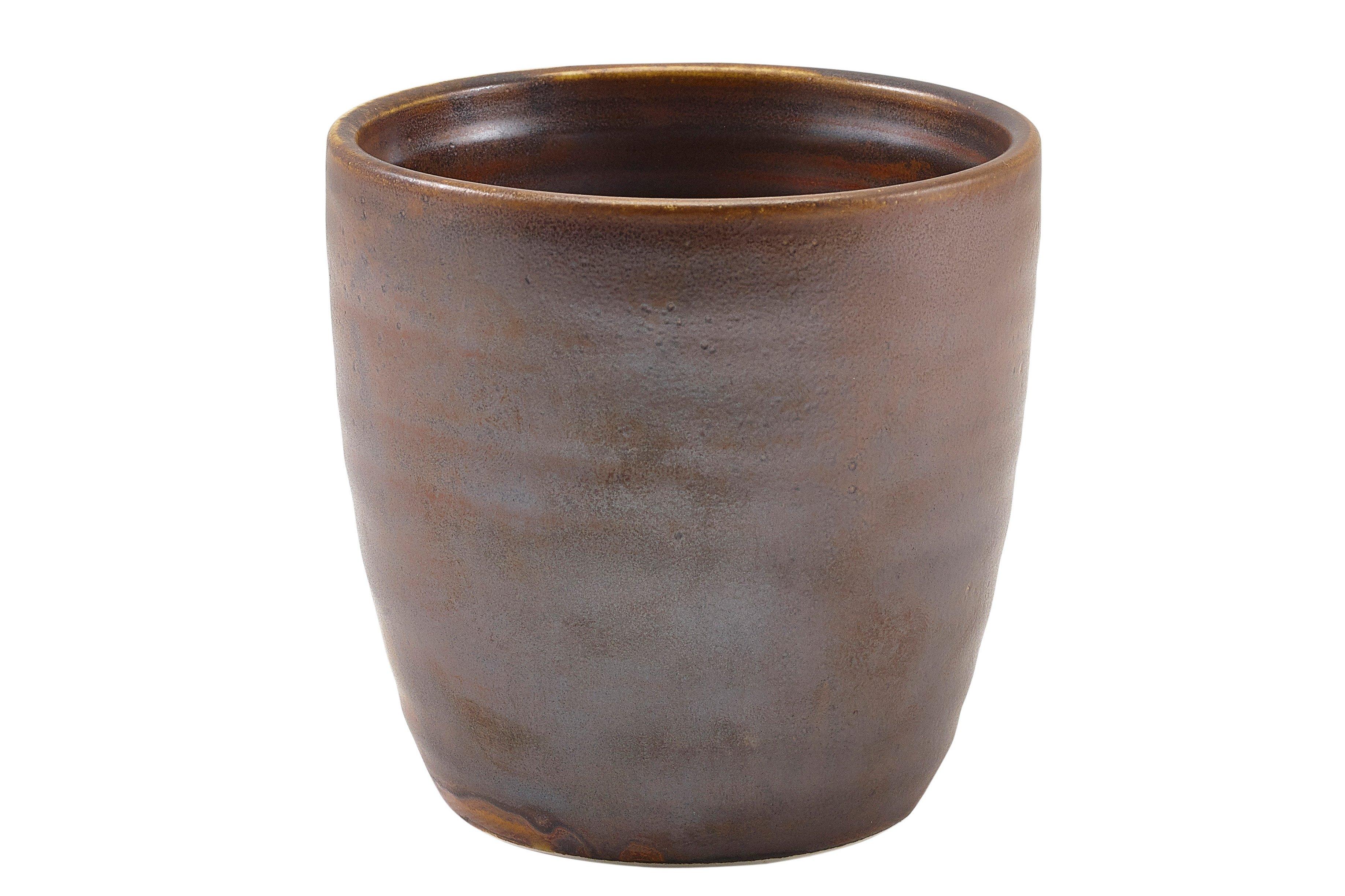 GenWare Rustic Copper Terra Porcelain Chip Cup 8.7cm