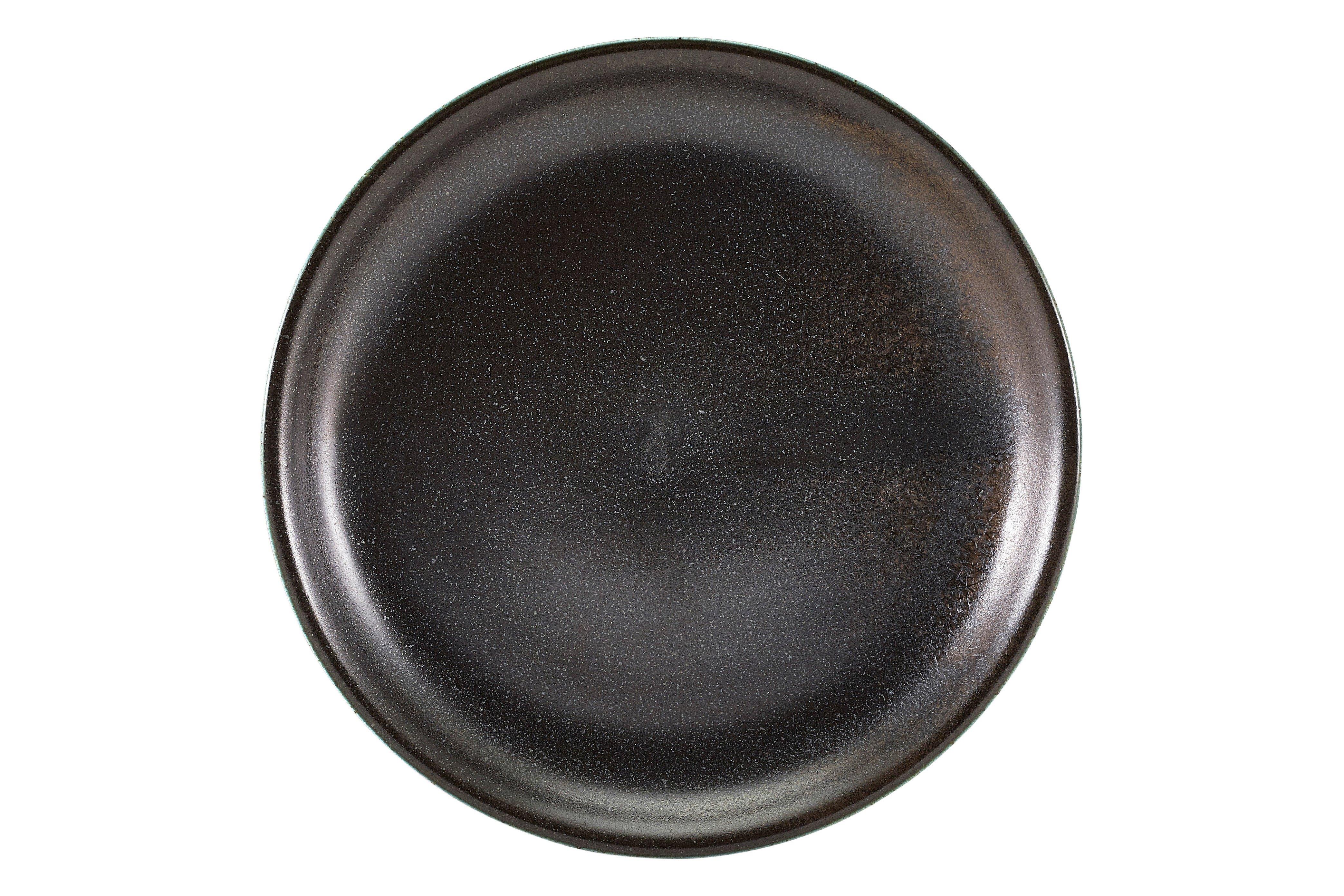 GenWare Black Terra Porcelain Coupe Plate 19cm