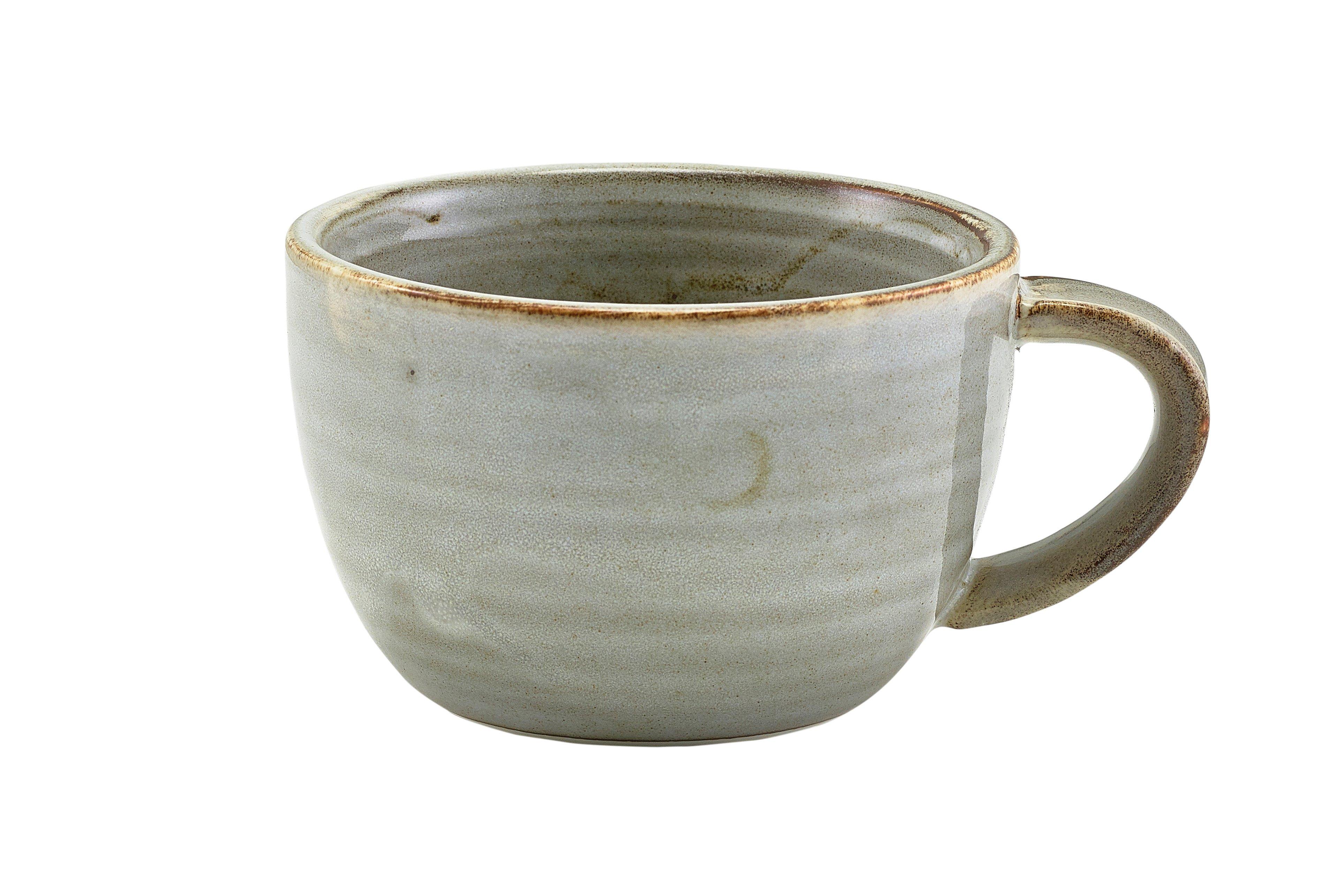 GenWare Smoke Grey Terra Porcelain Coffee Cup 285ml