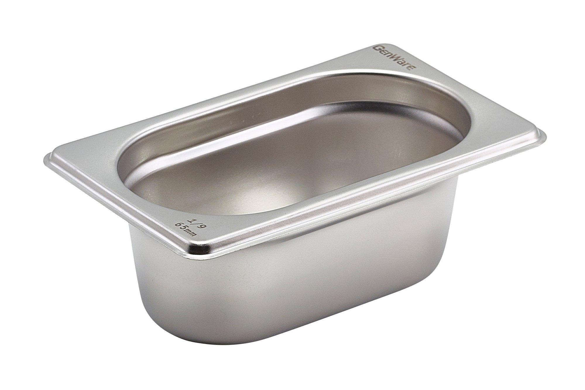 Stainless Steel 1/9 Gastronorm 6.5cm