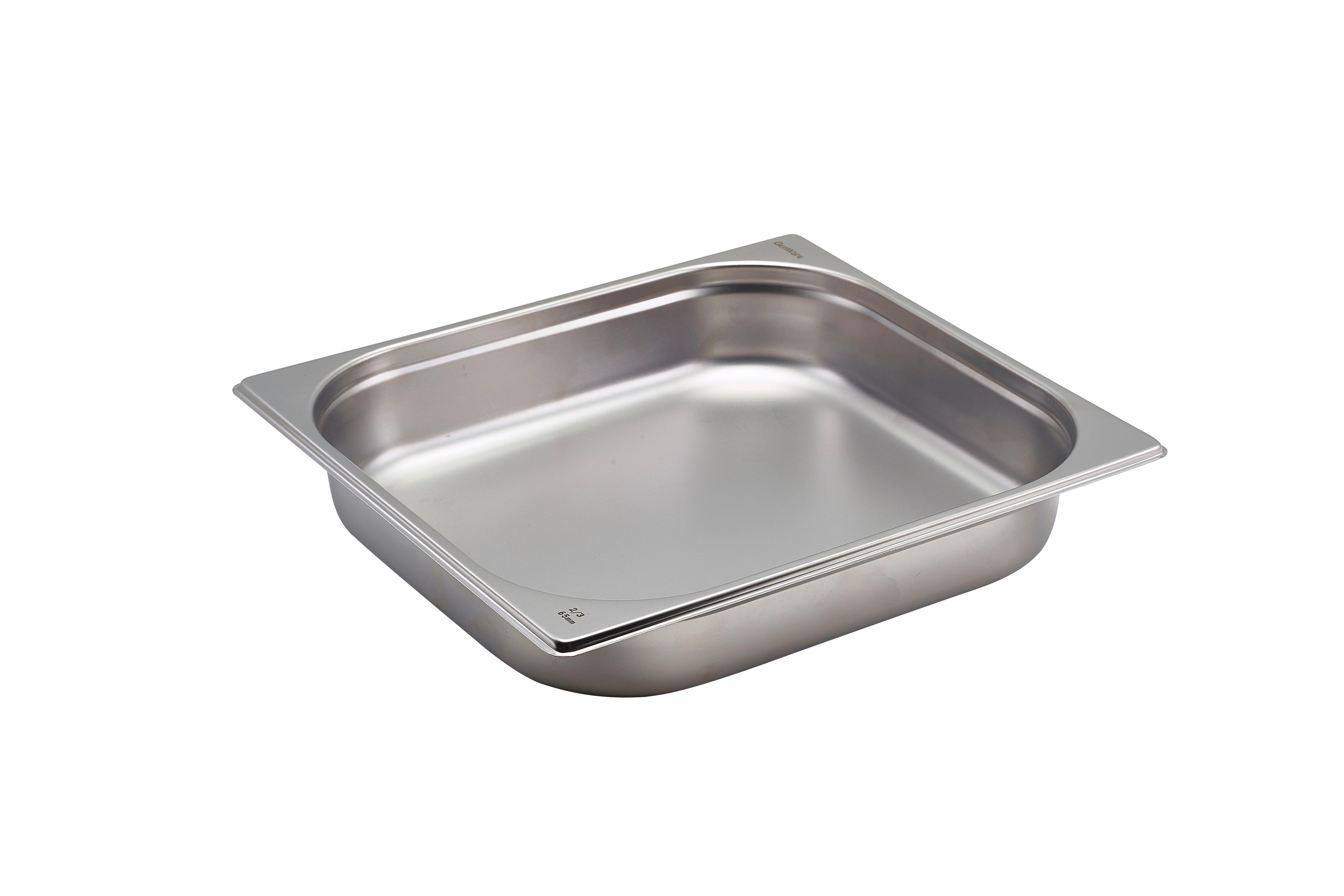Stainless Steel 2/3 Gastronorm 6.5cm