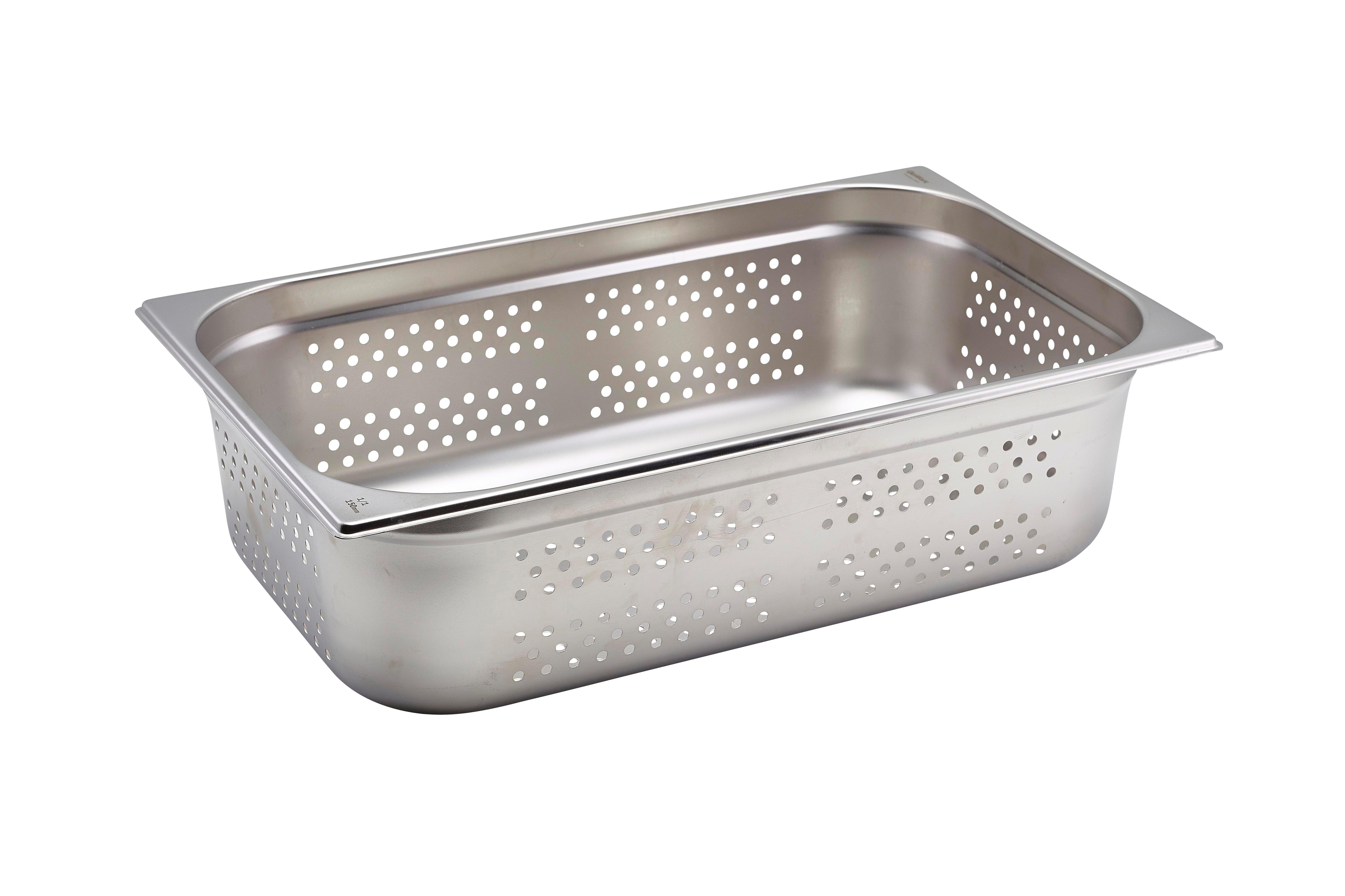 Stainless Steel 1/1 Perforated Gastronorm 15cm