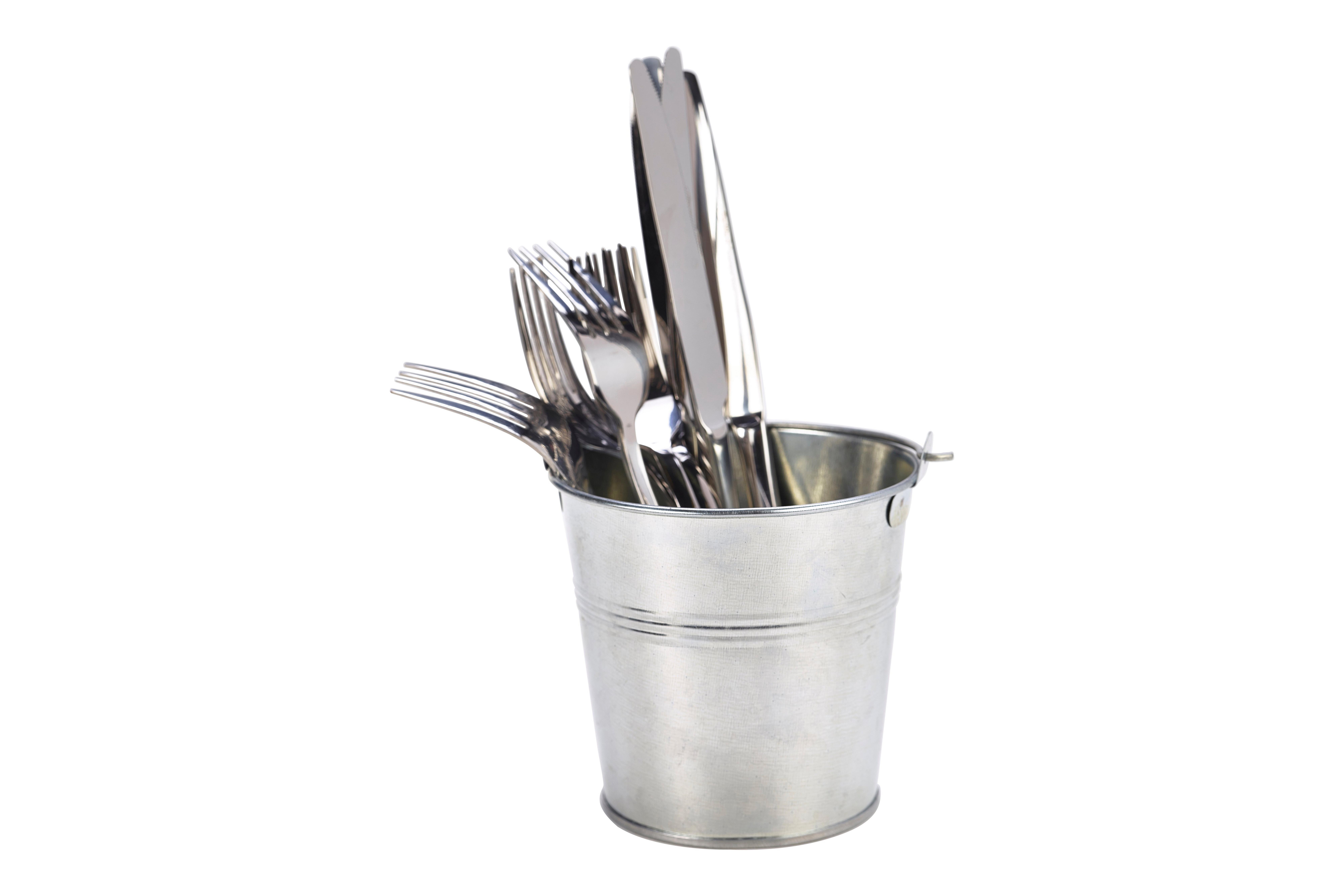 Galvanised Steel Round Bucket 12x11.5cm