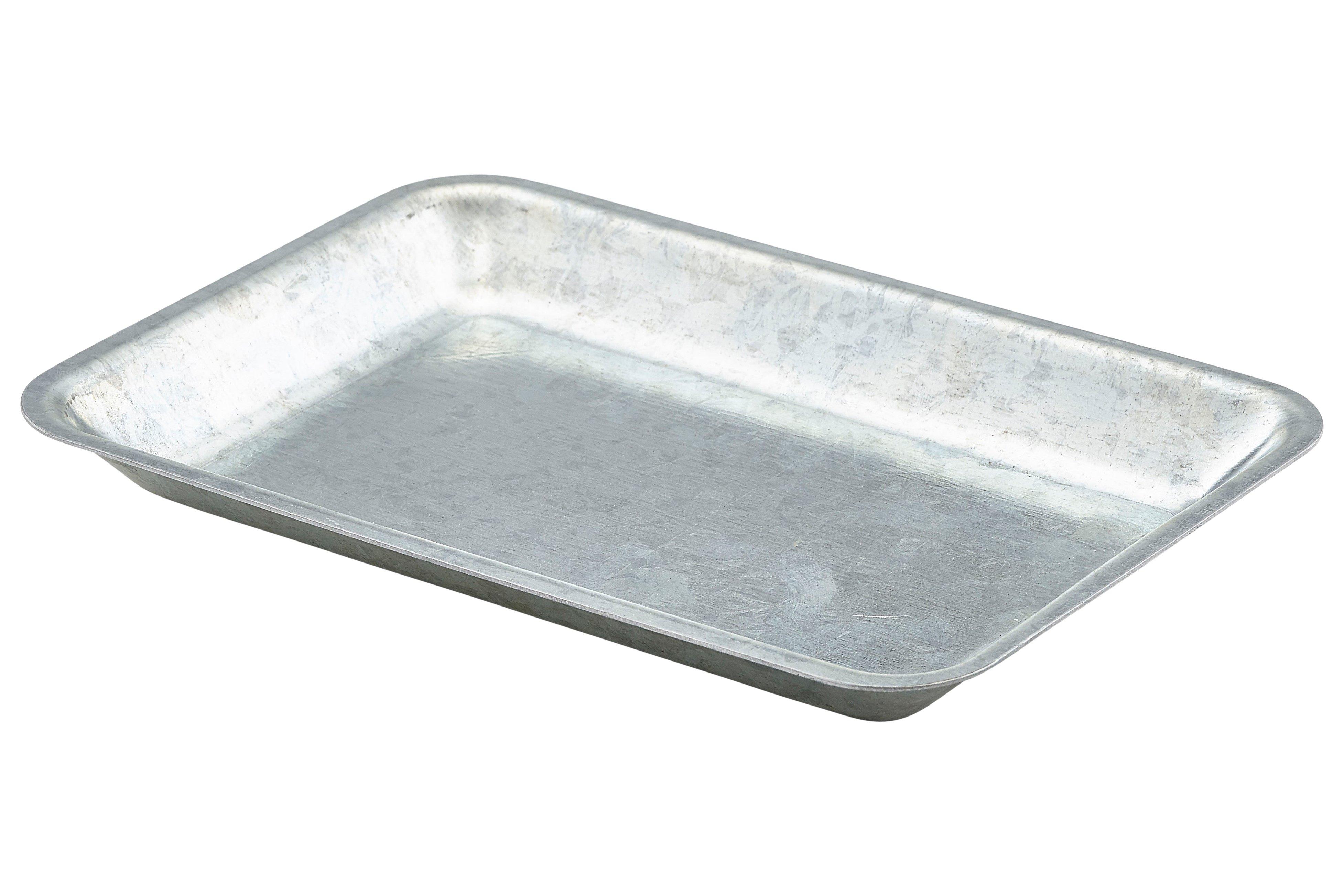 Galvanised Steel Rectangular Serving Tray 20cm