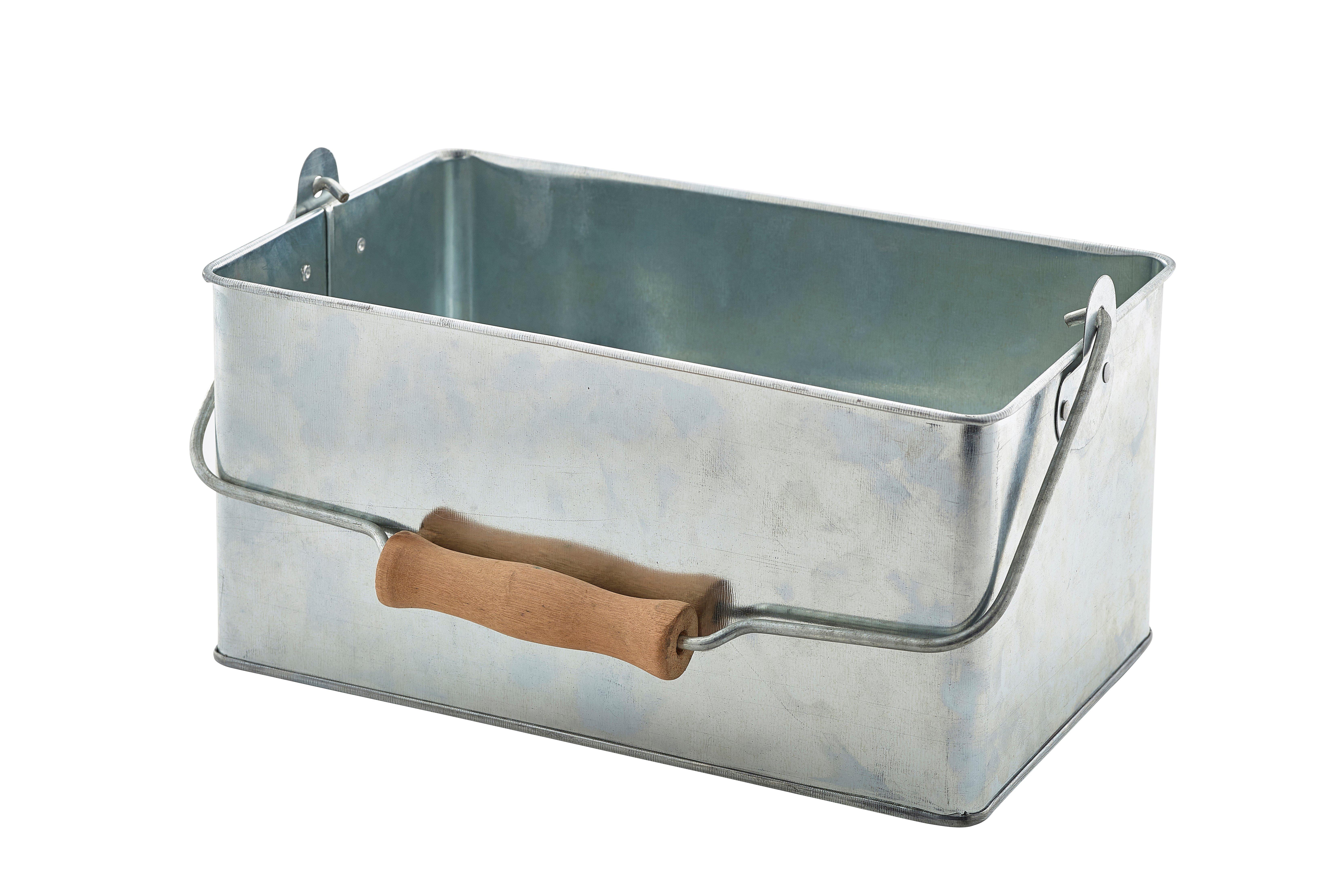 Galvanised Steel Rectangular Table Caddy