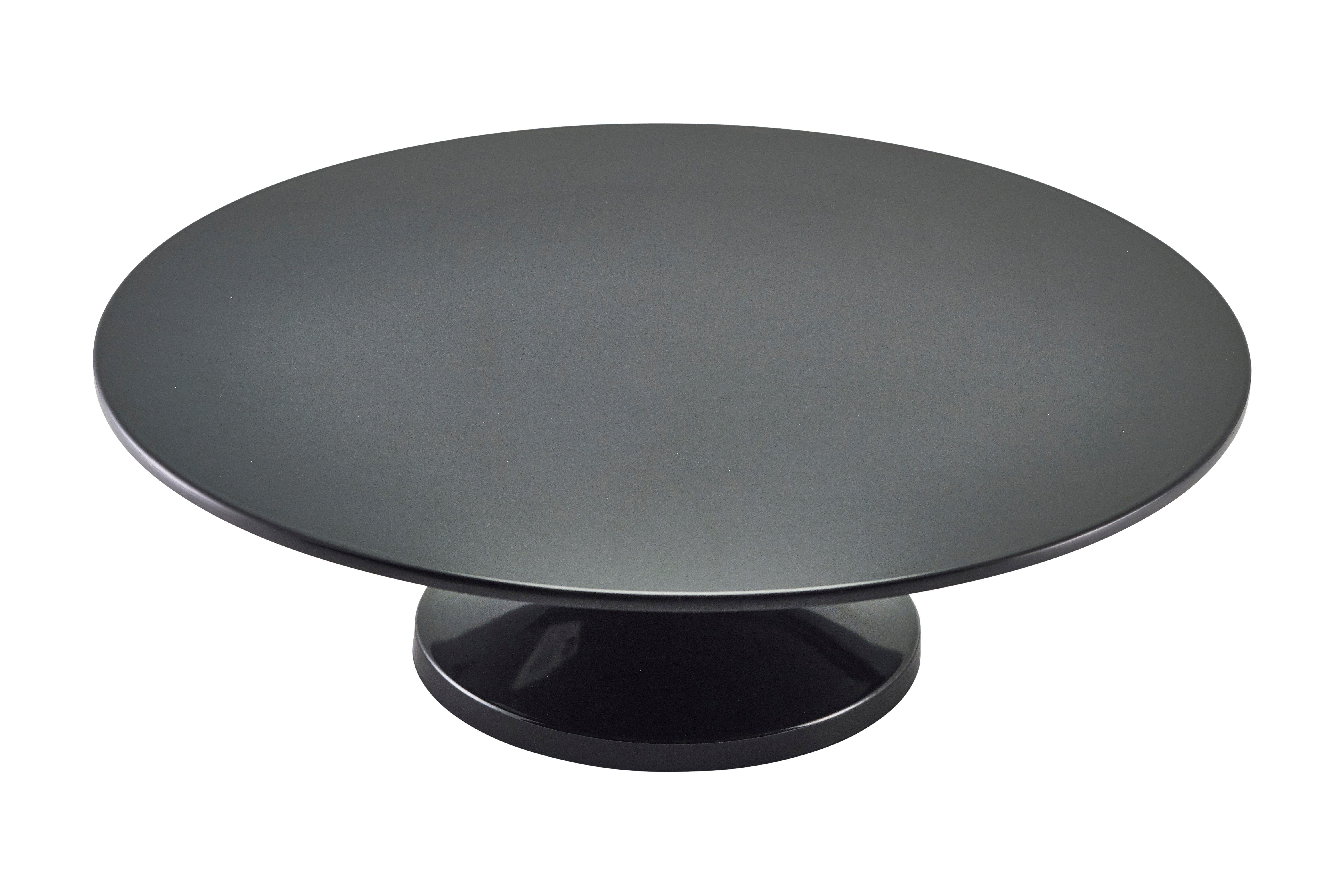 Black Melamine Cake Stand 33cm