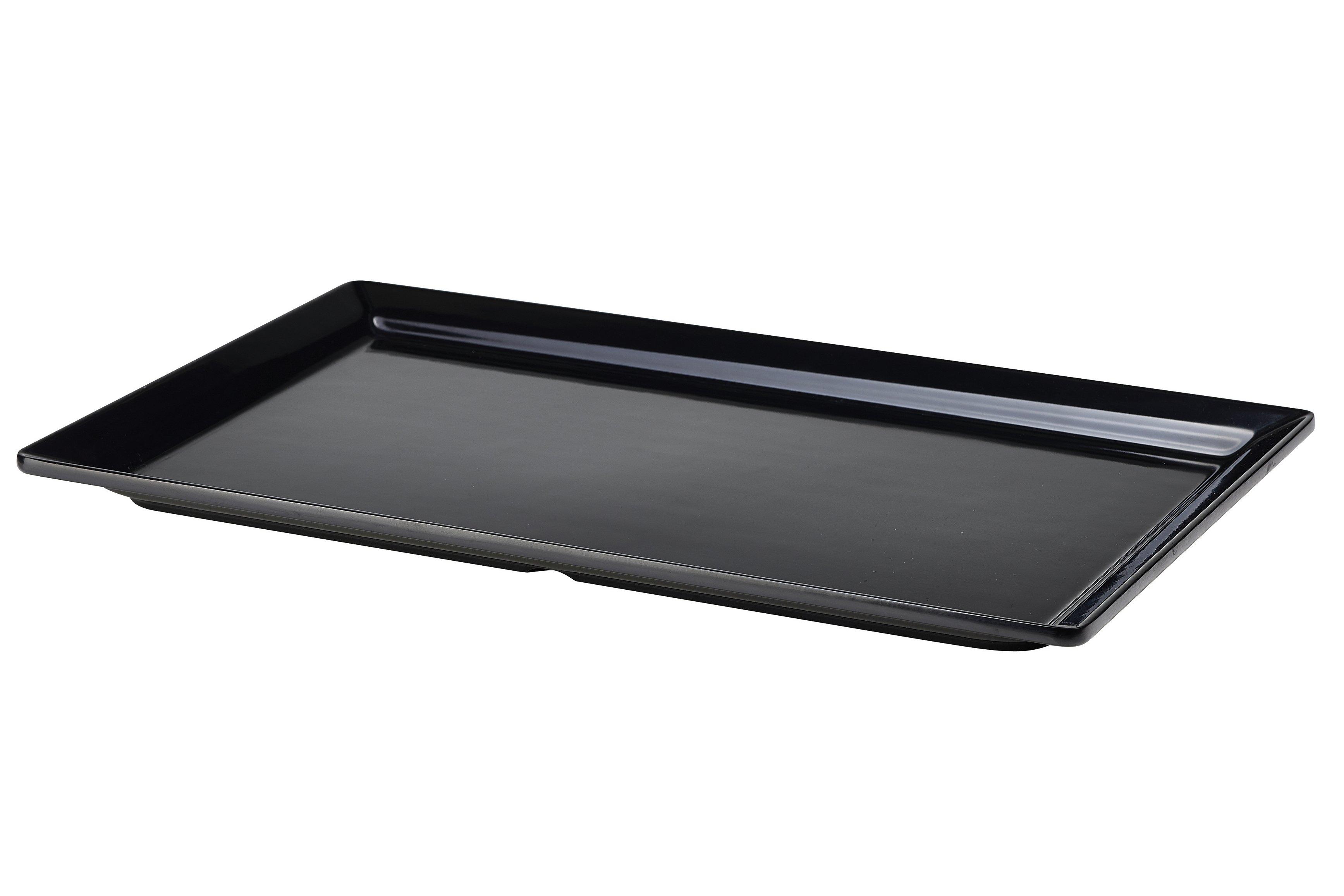 GenWare Black Melamine Platter 1/1 GN 53x32.5cm