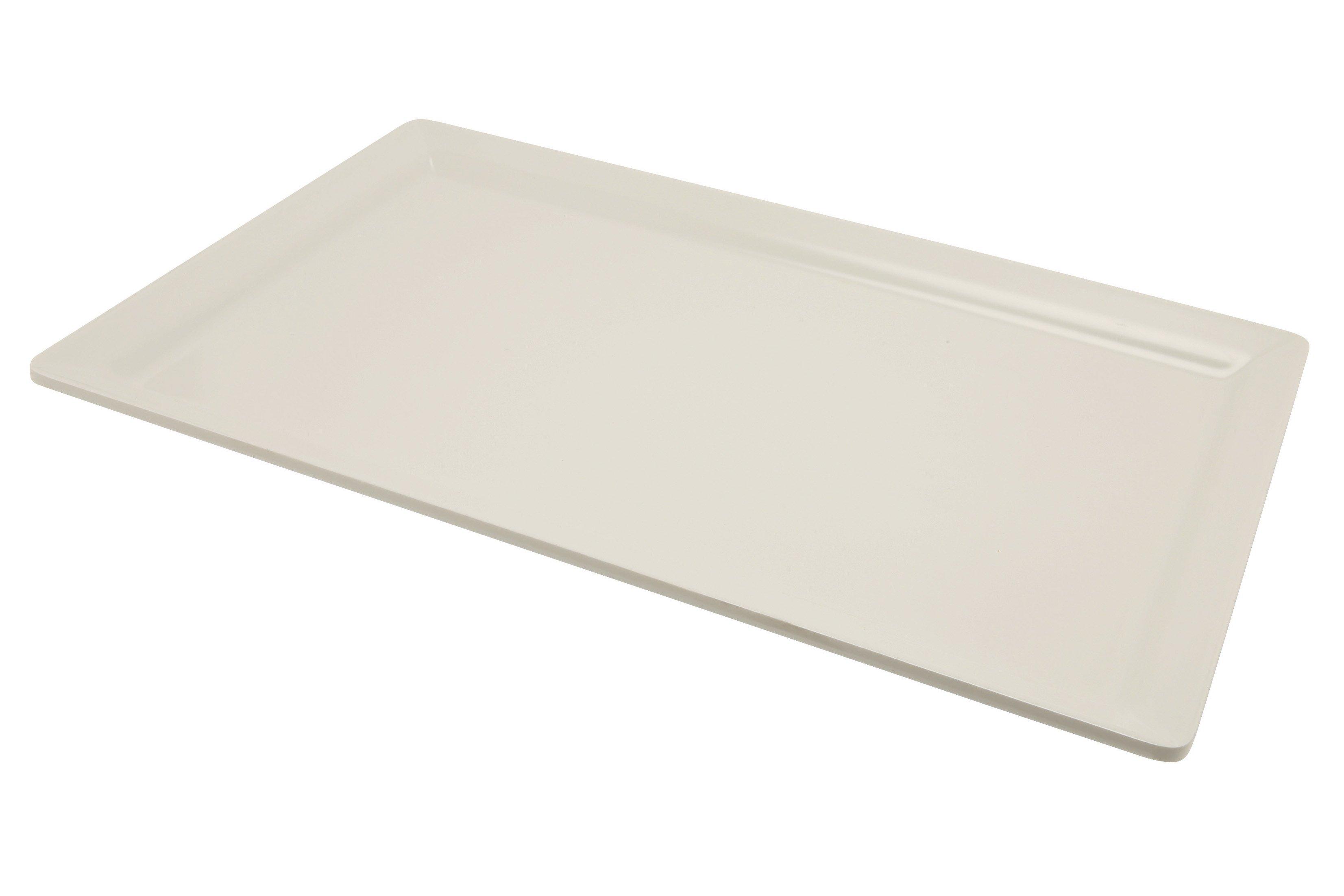GenWare White Melamine Platter 1/1 GN 53x32.5cm