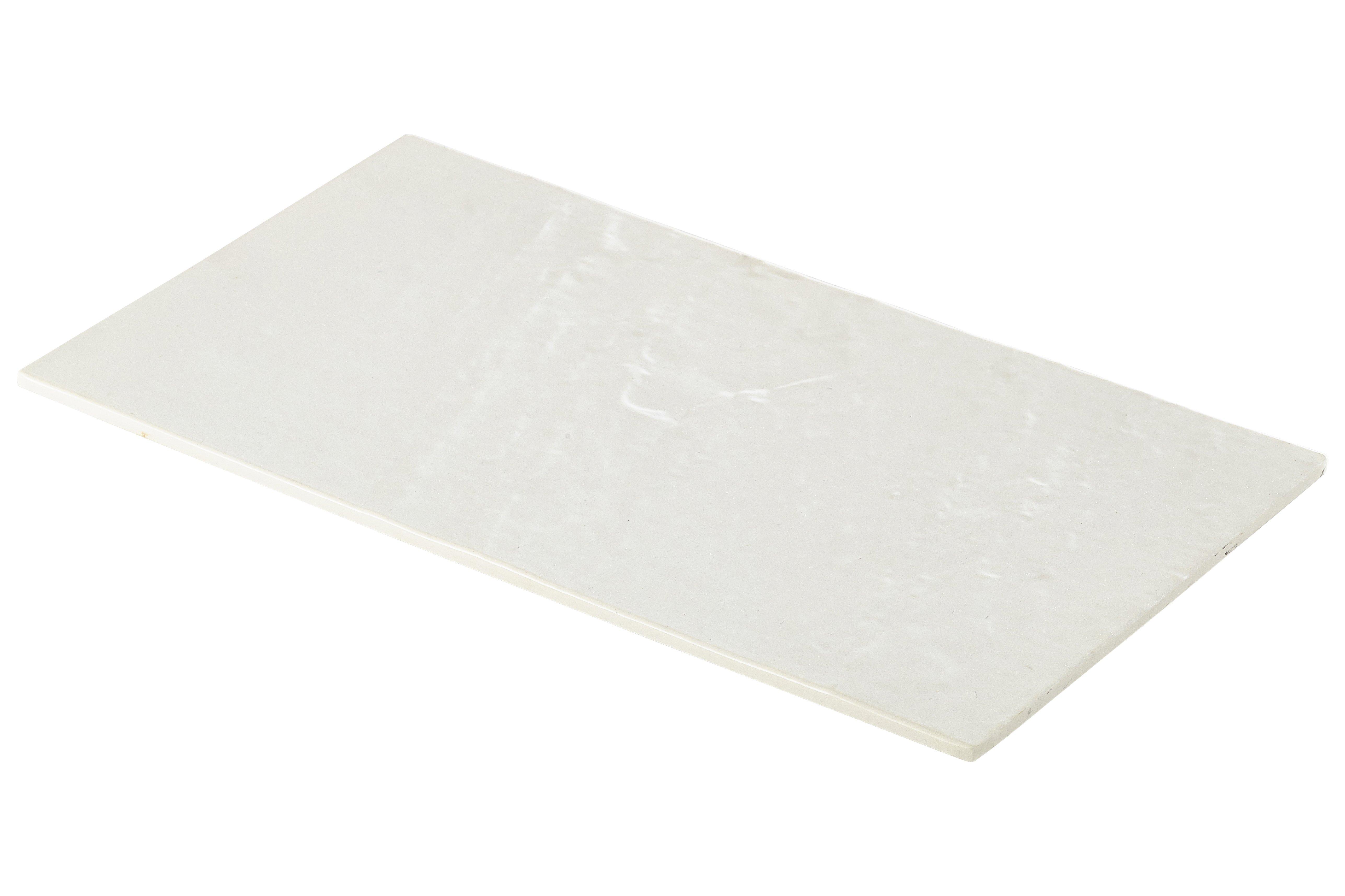 Slate Effect Melamine Platter White GN 1/3