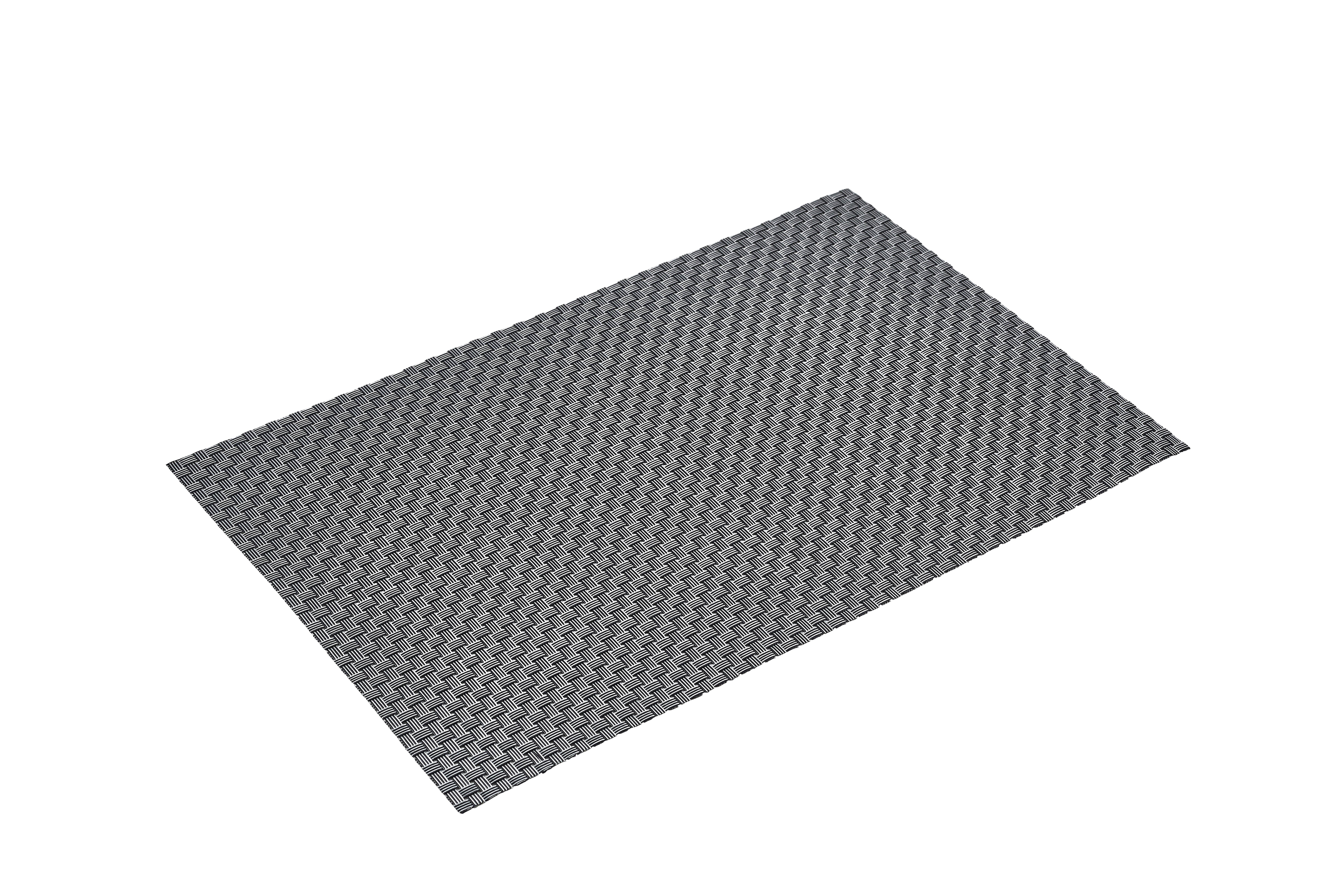 Silver PVC Place Mat