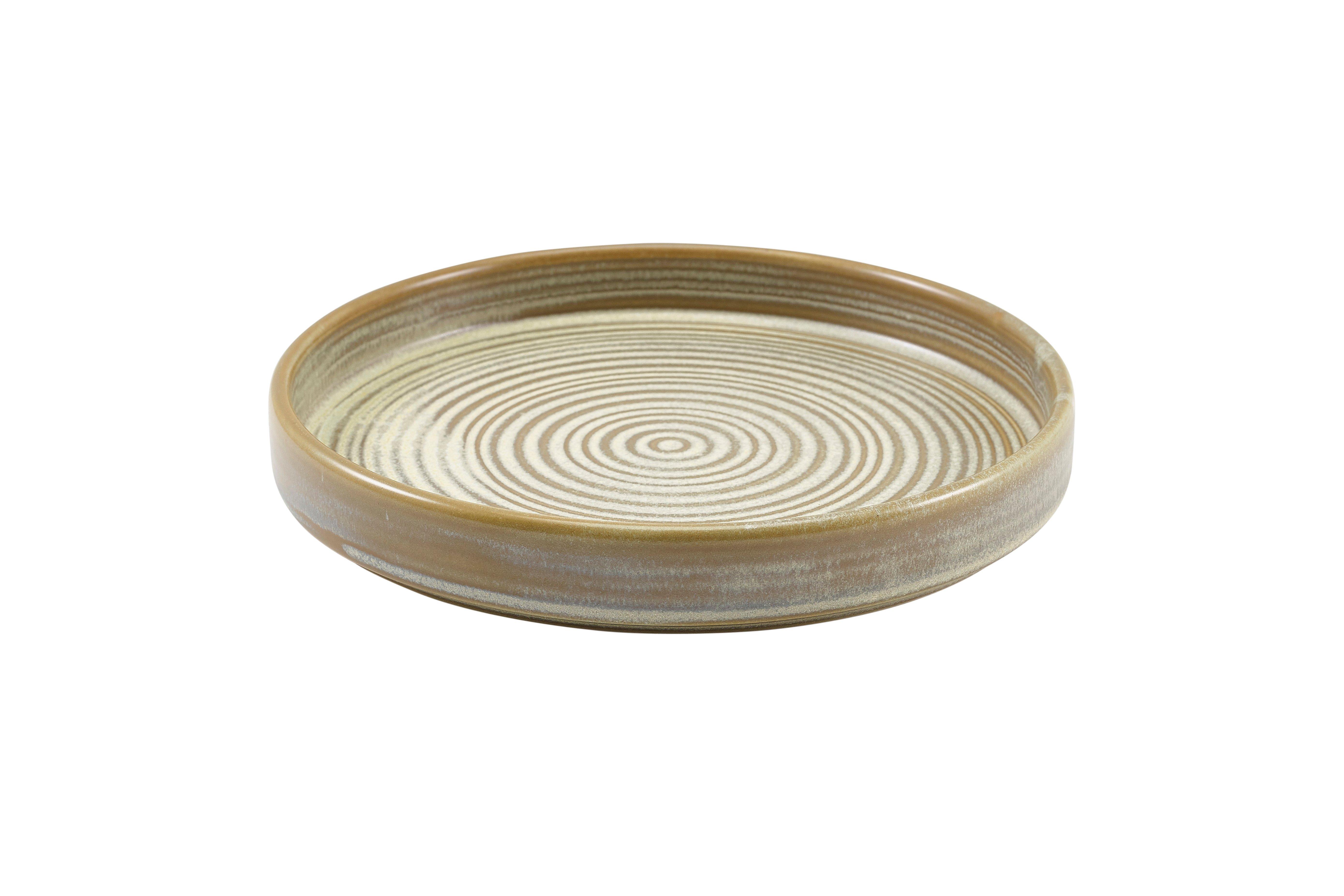 GenWare Matt Grey Terra Porcelain Presentation Plate 18cm