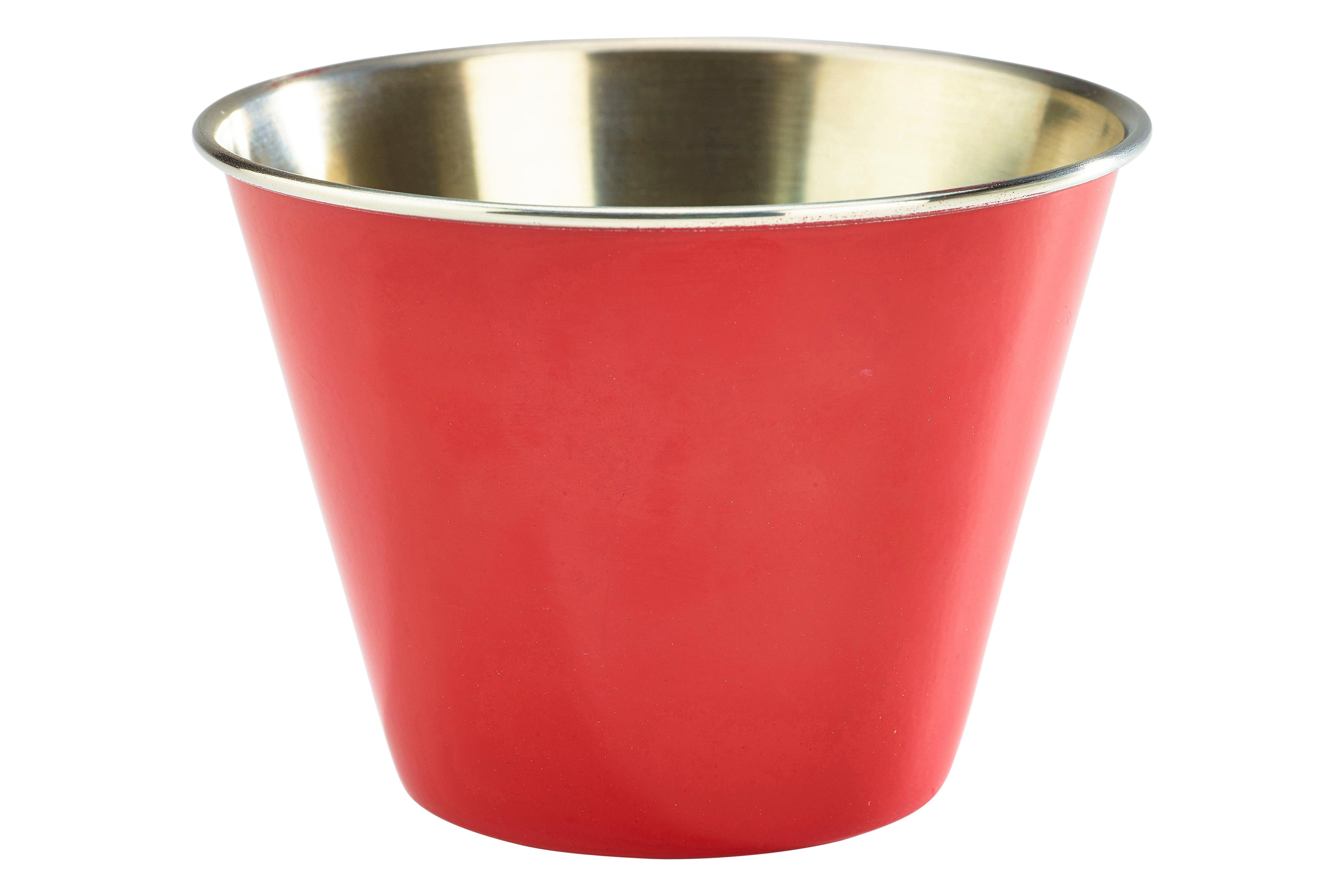 Red Stainless Steel Ramekin 340ml