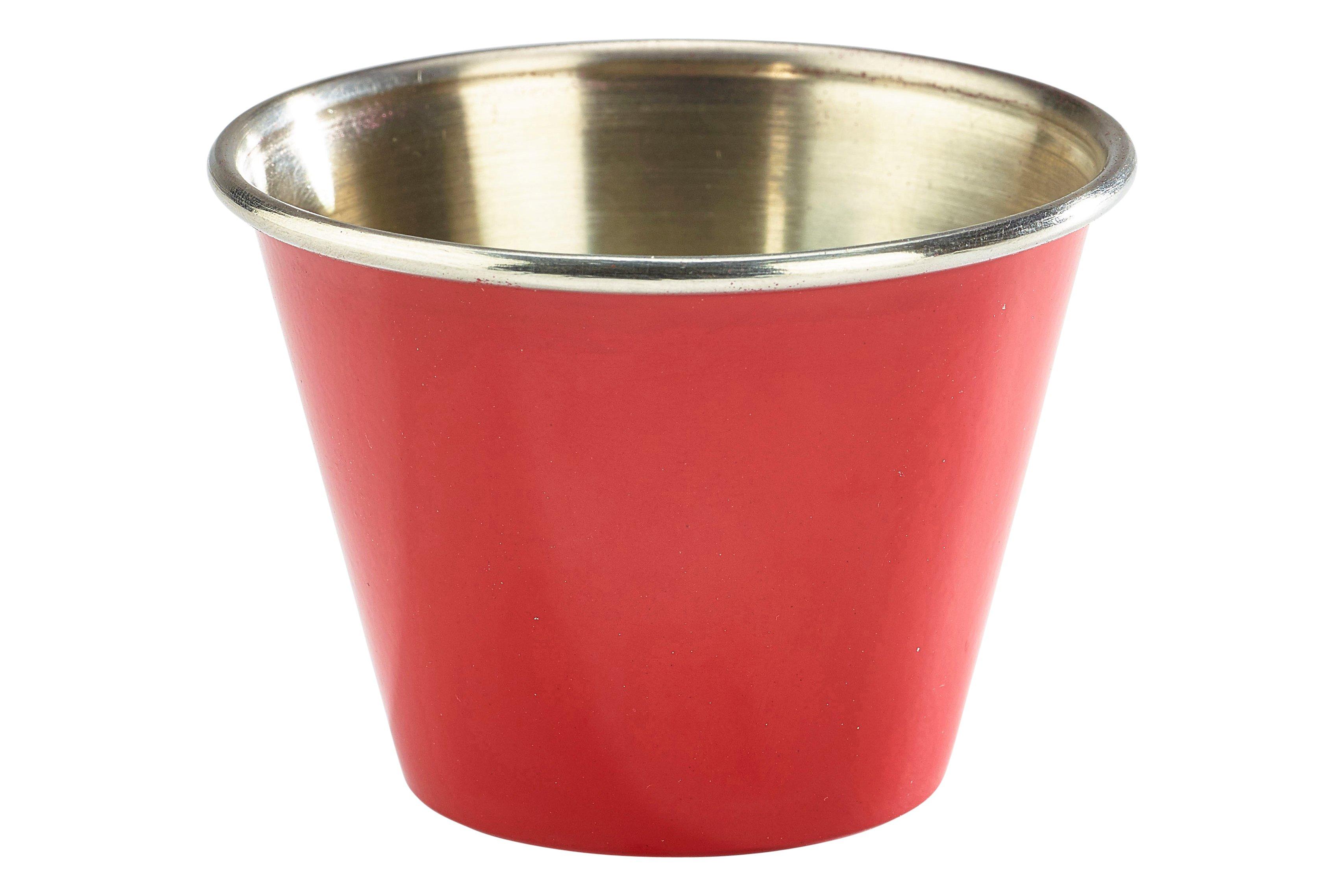 Red Stainless Steel Ramekin 71ml