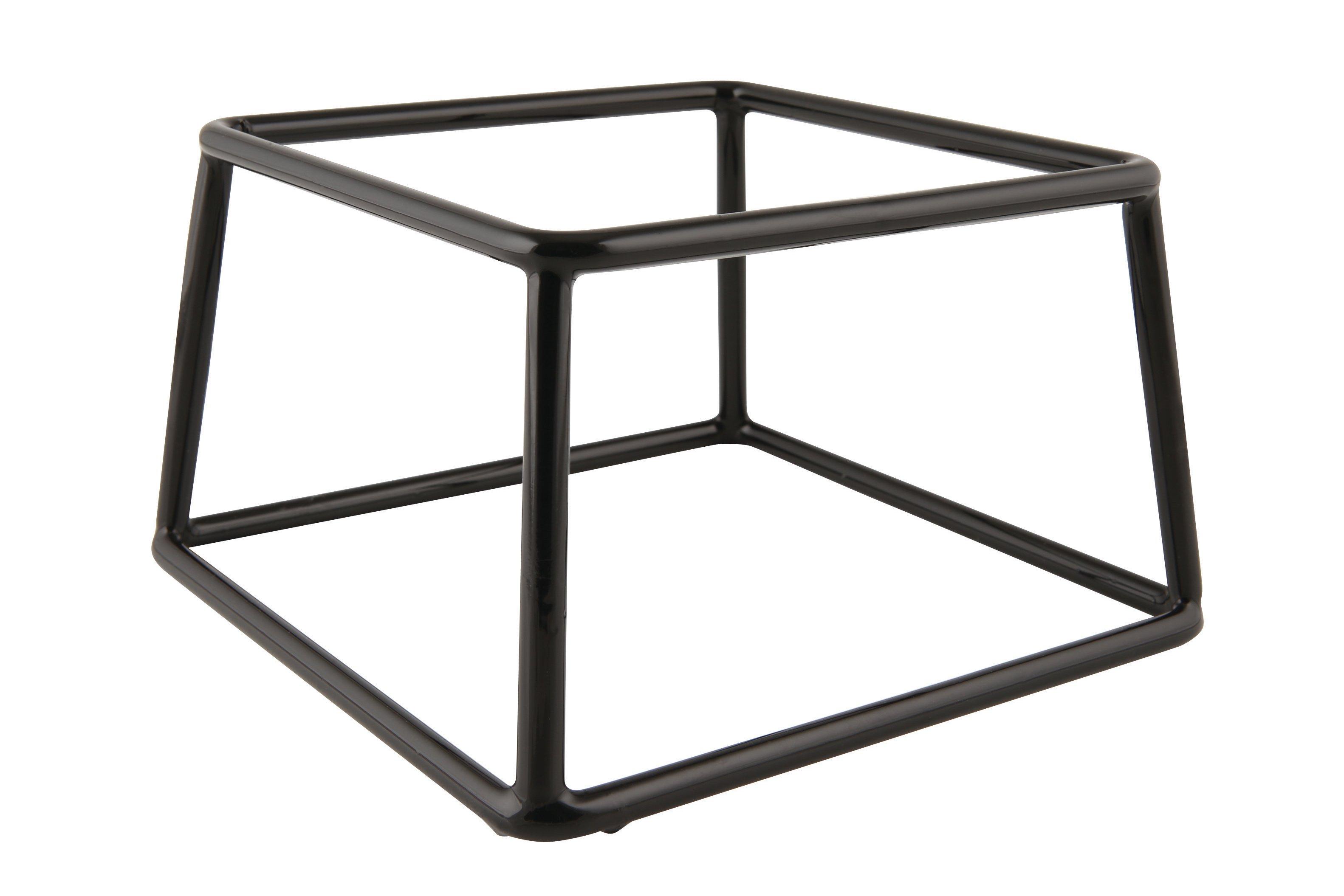 Black Nonslip Plastic Buffet Riser 10cm