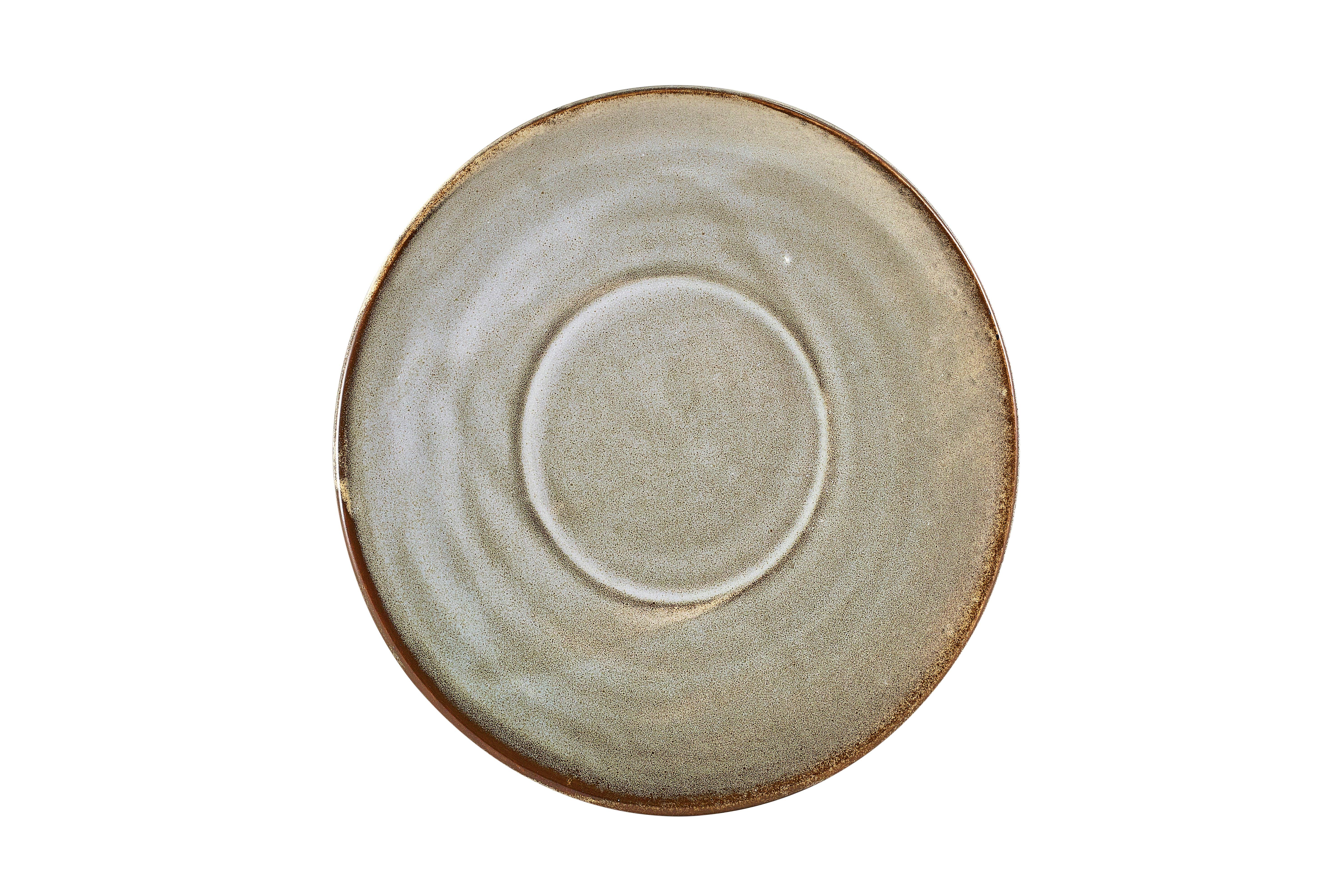 GenWare Smoke Grey Terra Porcelain Saucer 14.5cm