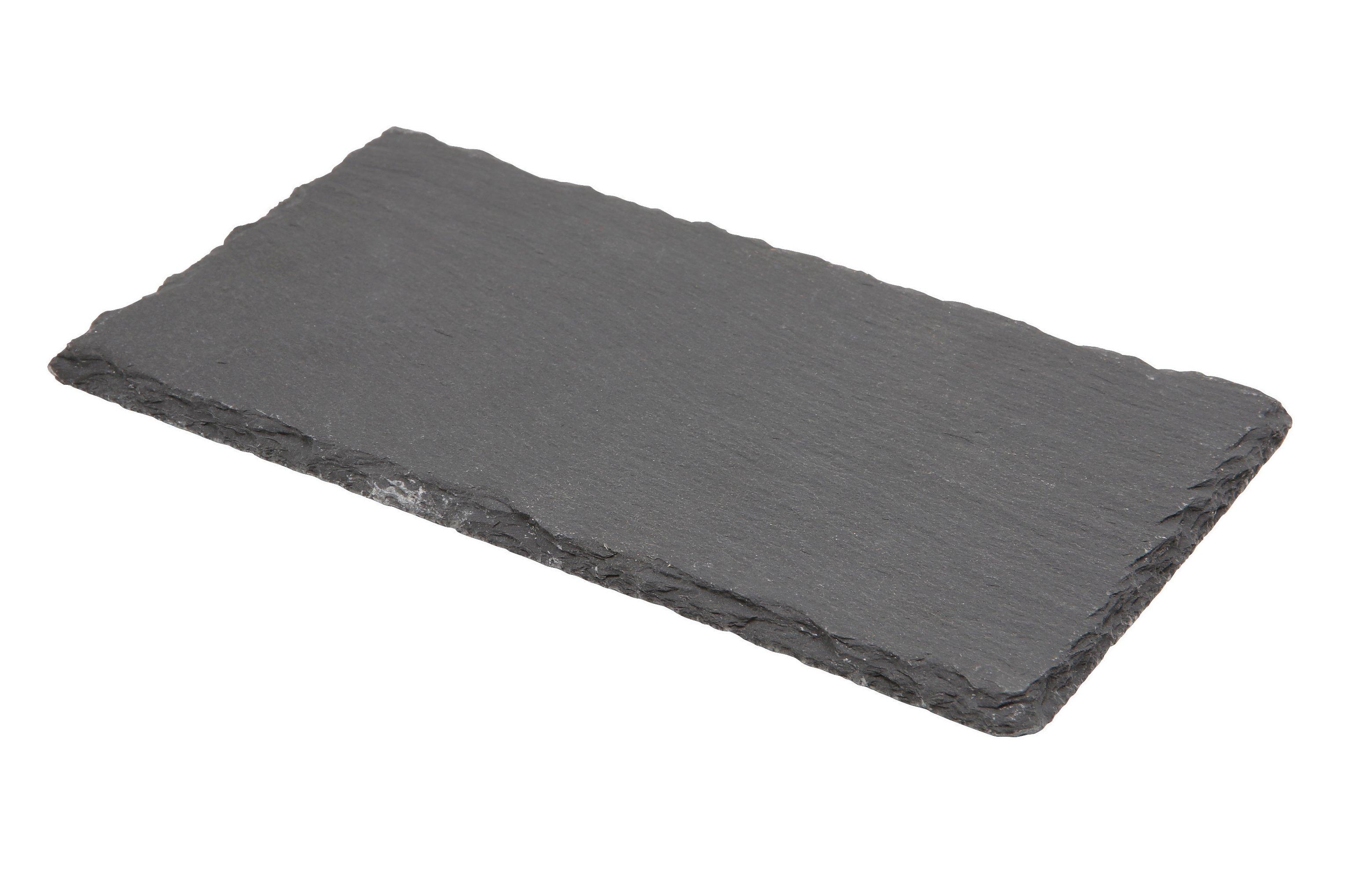 Natural Edge Rectangular Slate Platter 30x20cm