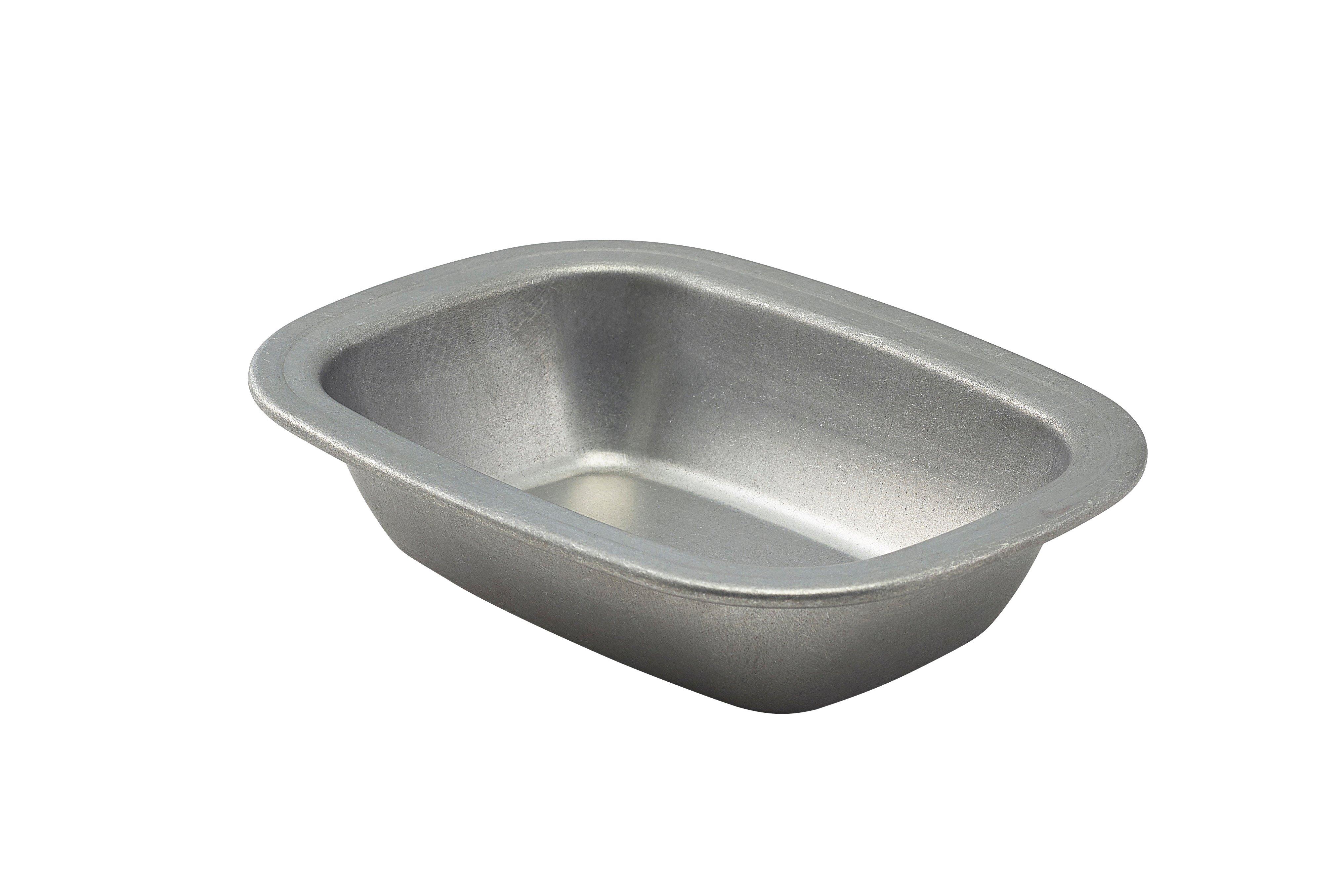 Vintage Steel Pie Dish 20x15x4.5cm