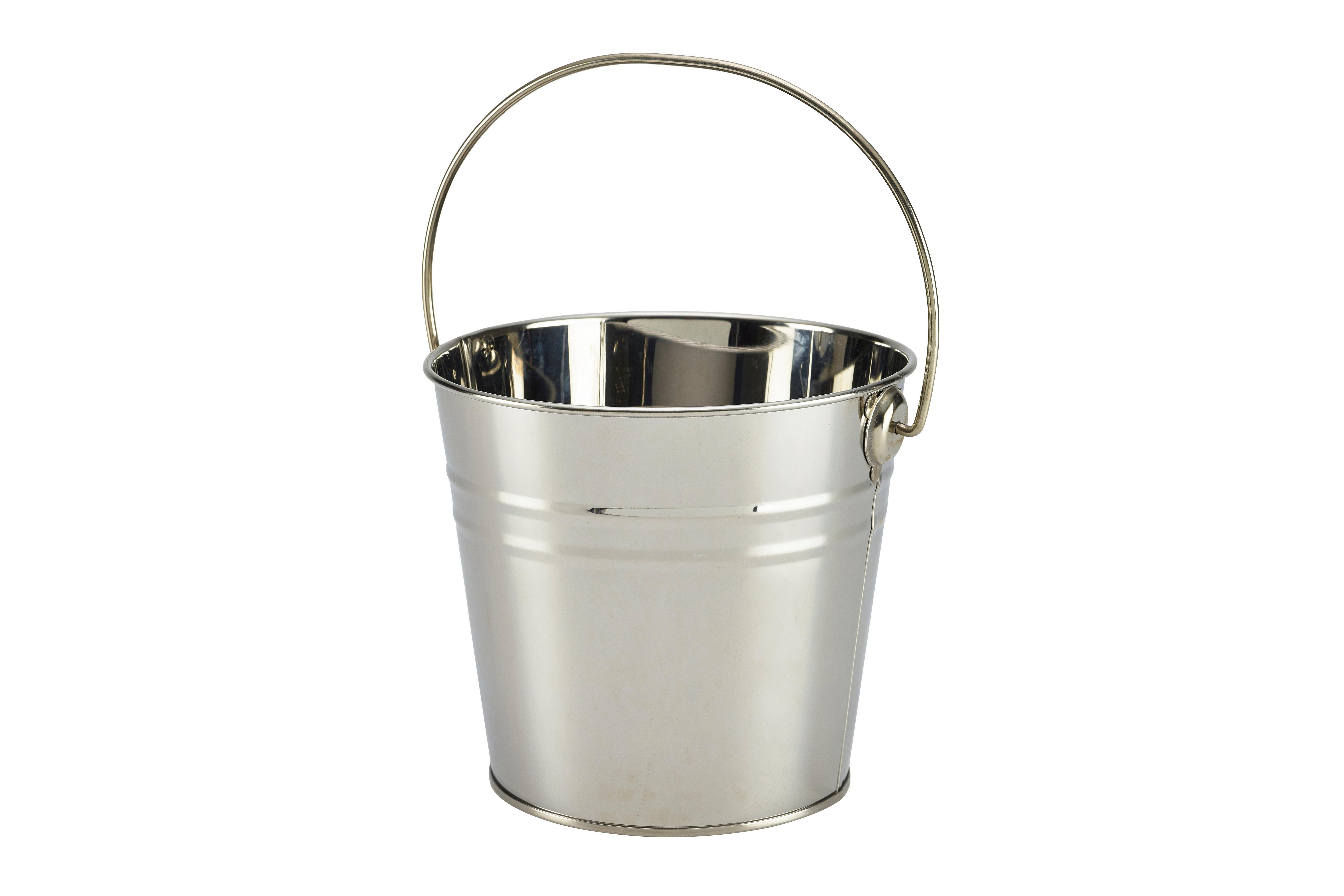 Stainless Steel Round Serving Bucket 16x14cm