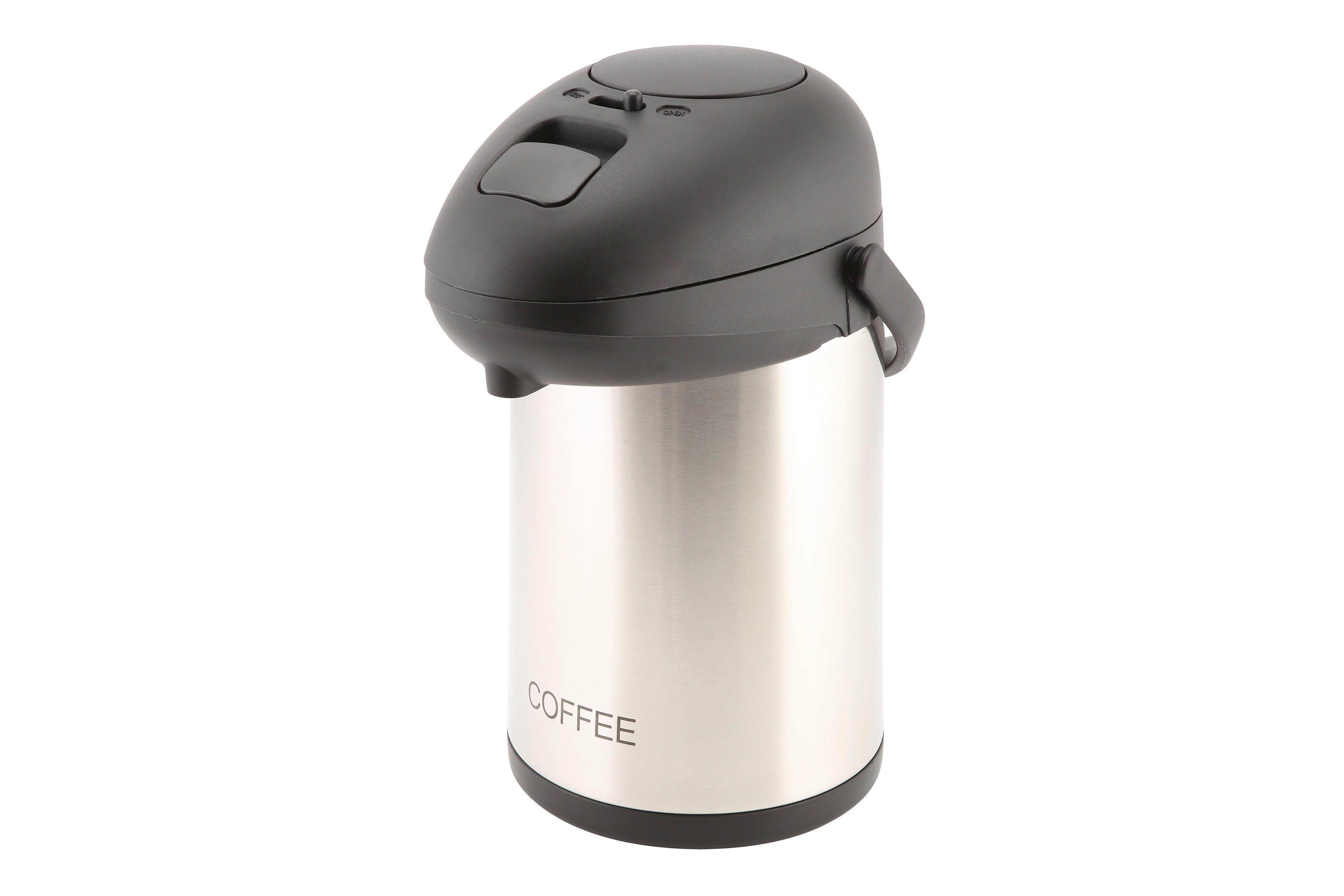 Stainless Steel Vacuum Pump Airpot Coffee 2.5L