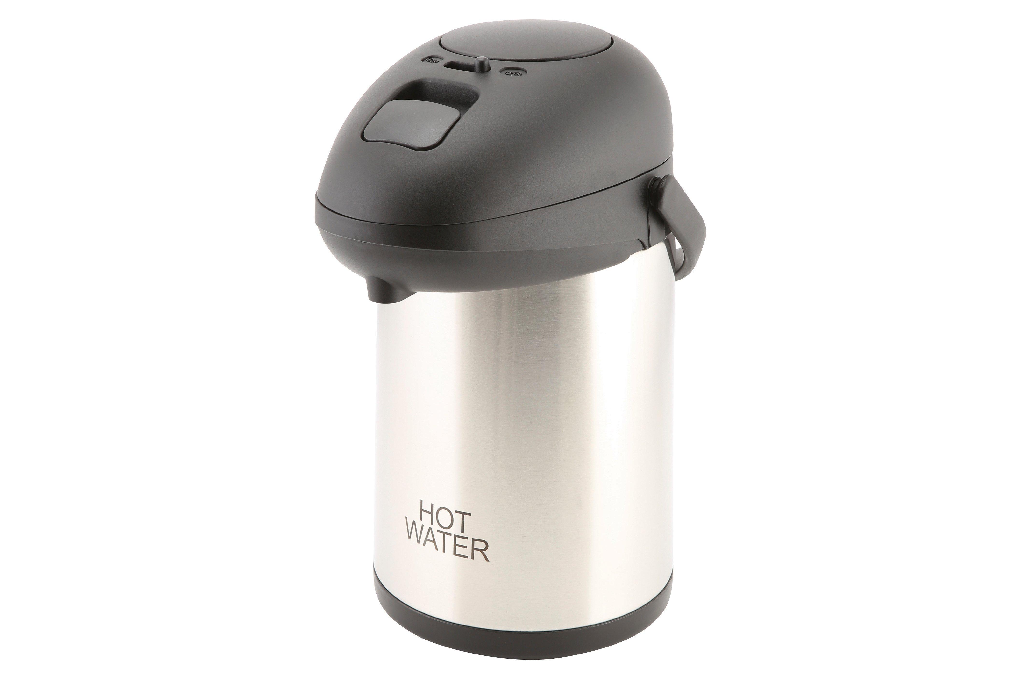 Stainless Steel Vacuum Pump Airpot Hot Water 2.5L