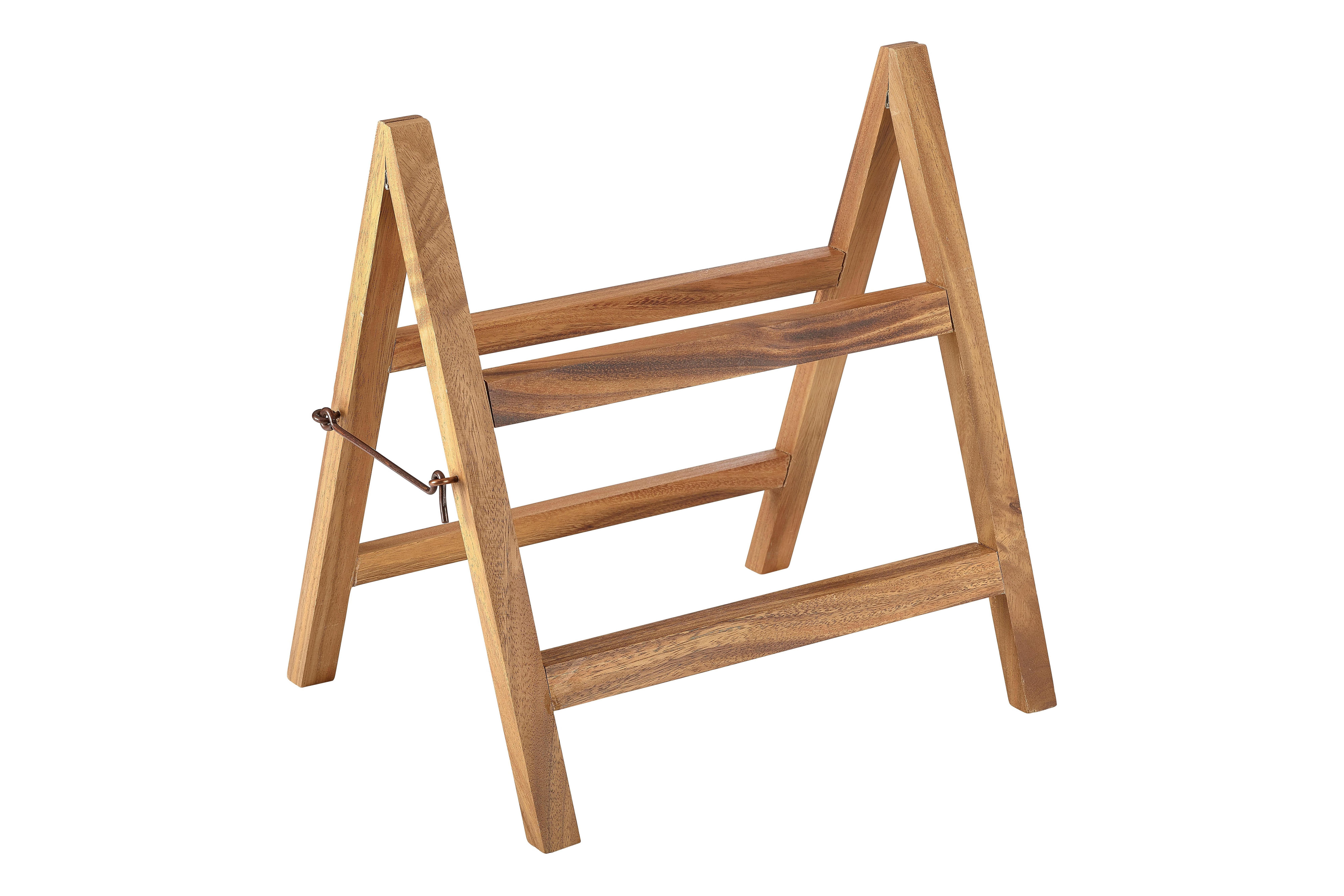 Acacia Wood Display Stand 38x30x40cm