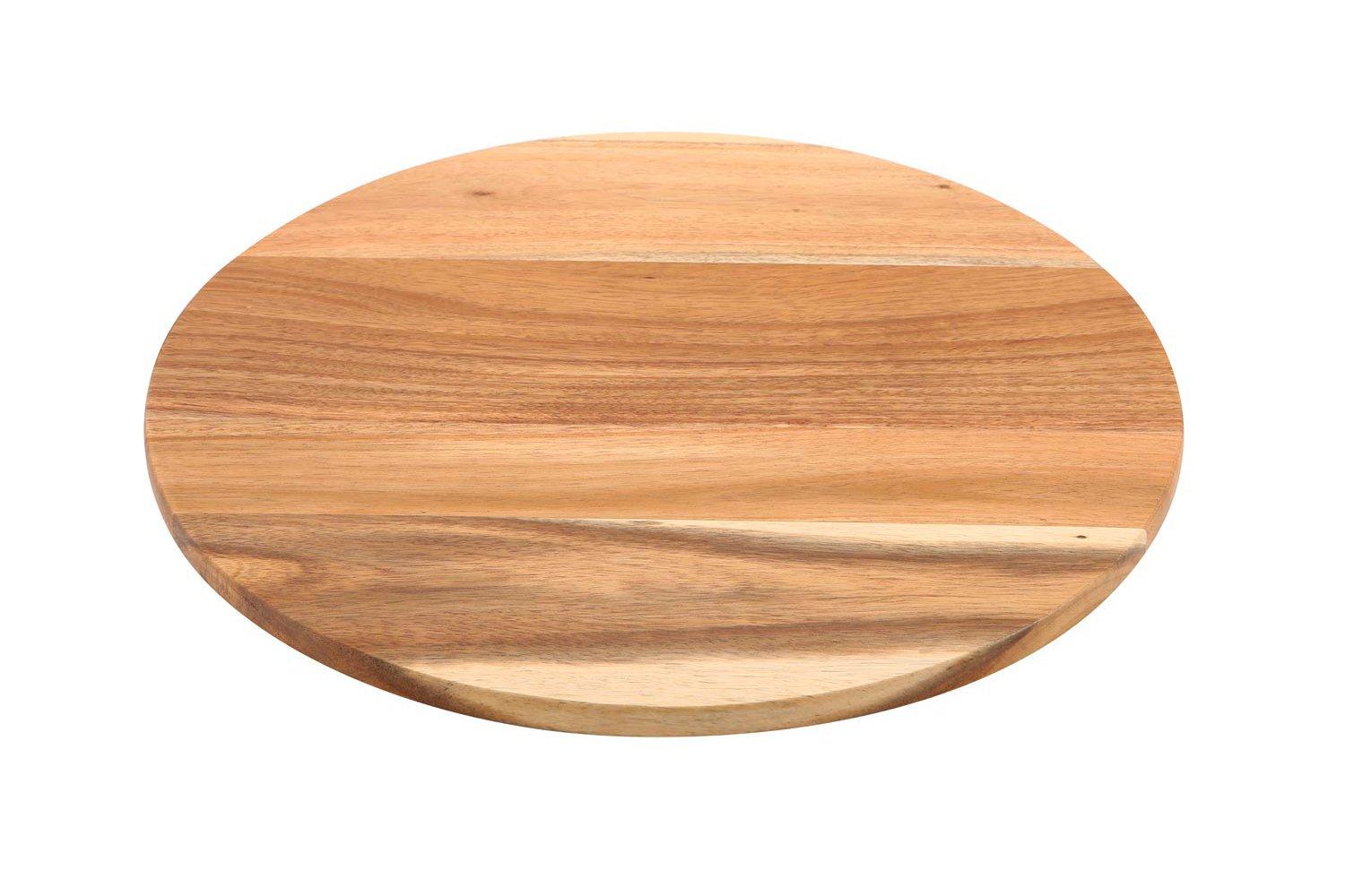 Round Reversible Wooden Pizza/Cheese Board 33cm
