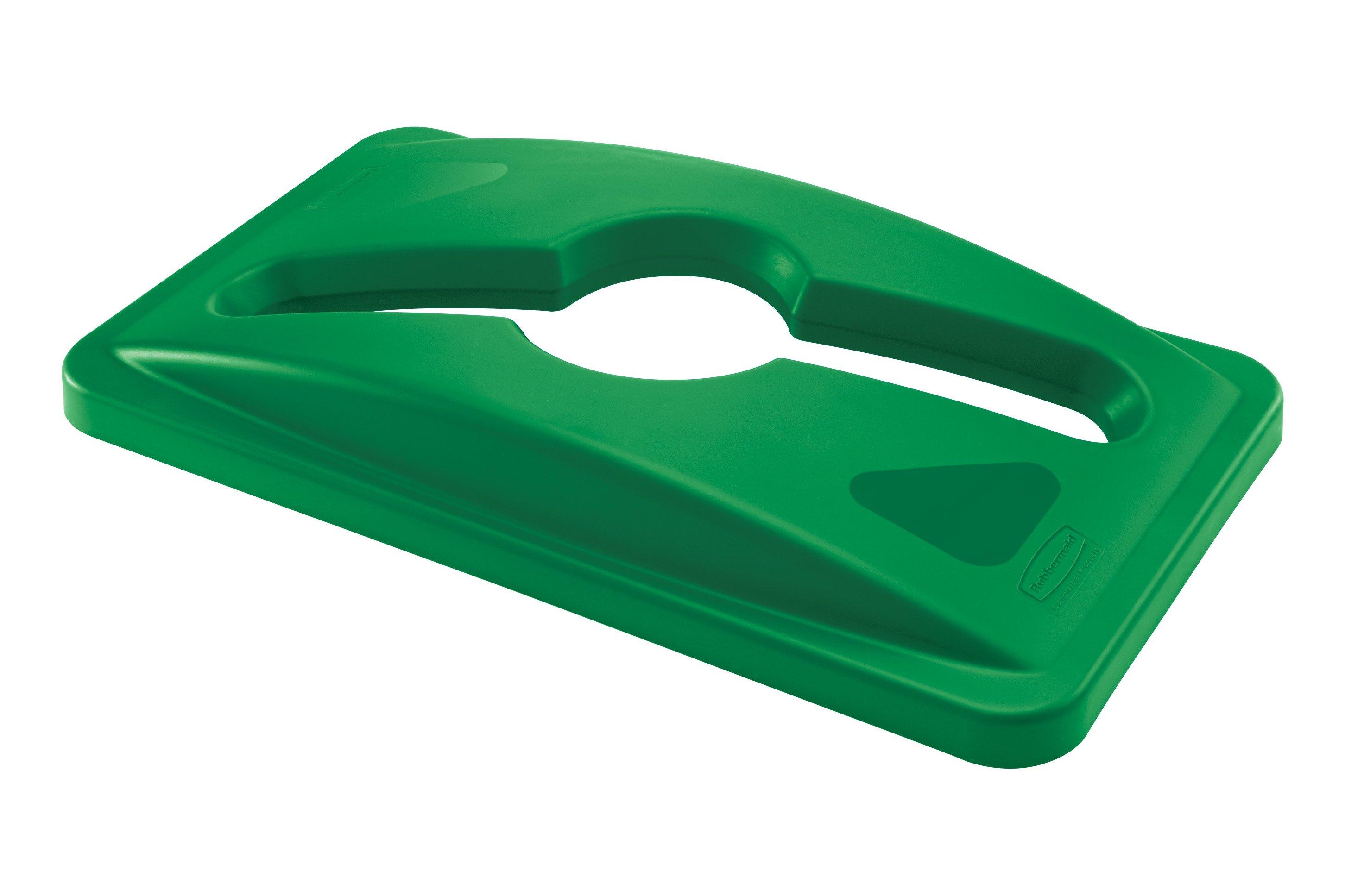 Green Slim Jim Mixed Recycling Lid