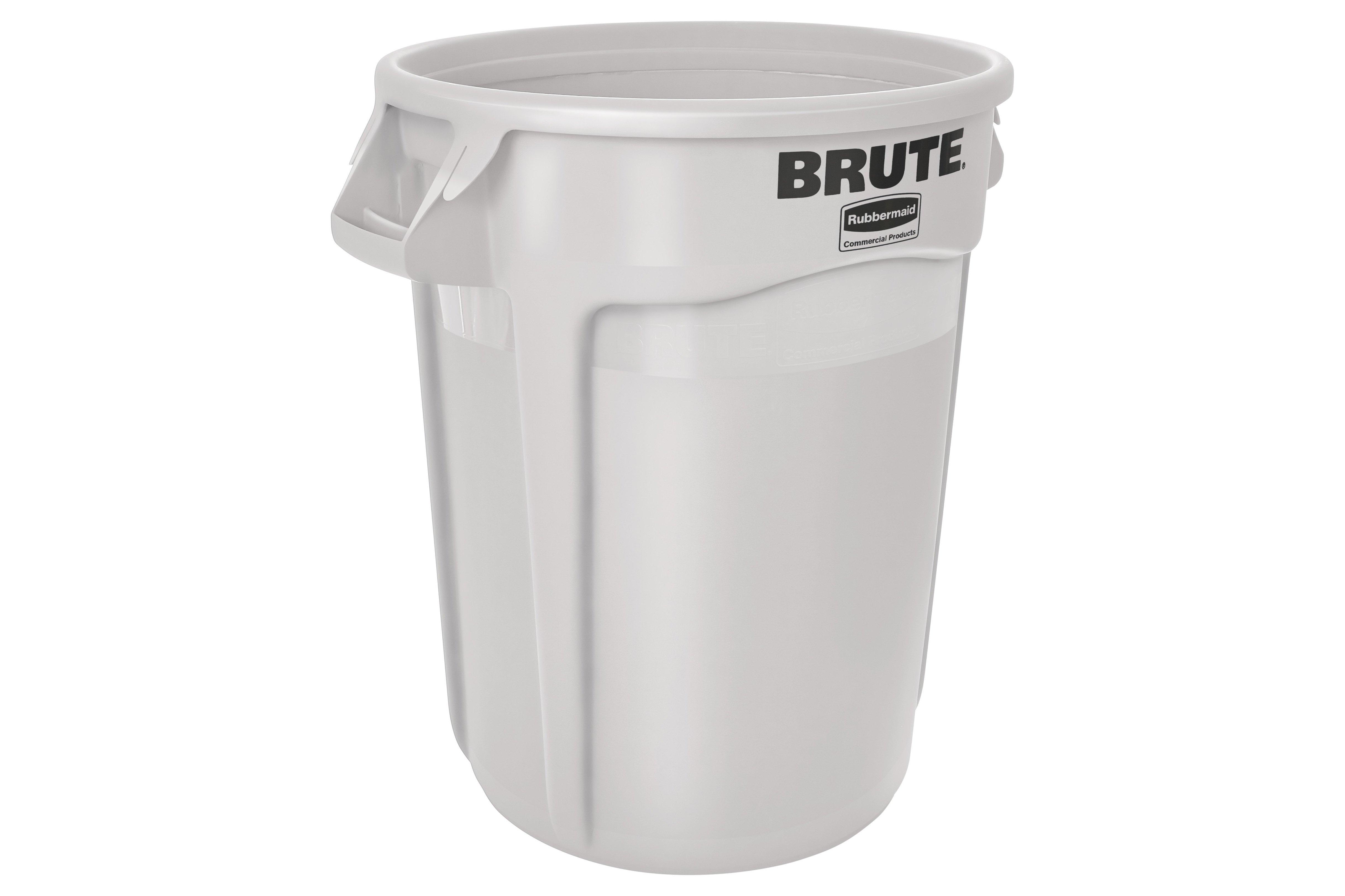 Rubbermaid White Brute Container 121ltr