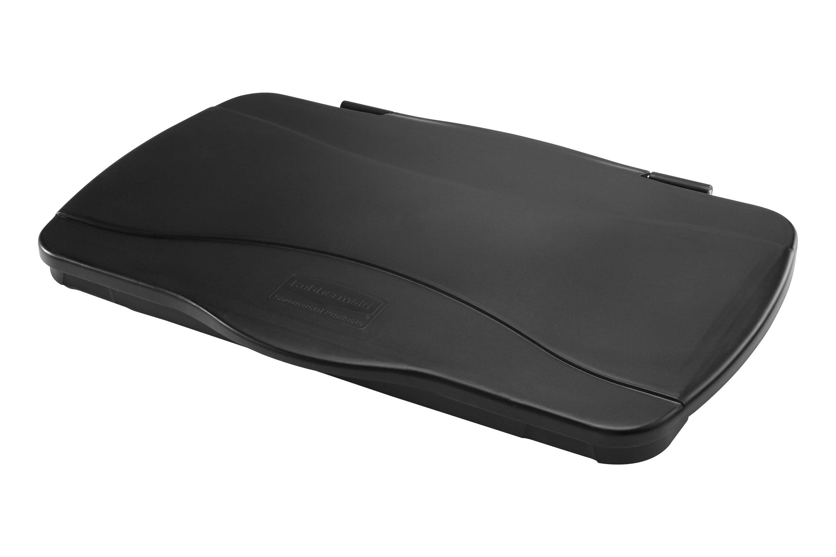 Black Slim Jim General Waste Lid