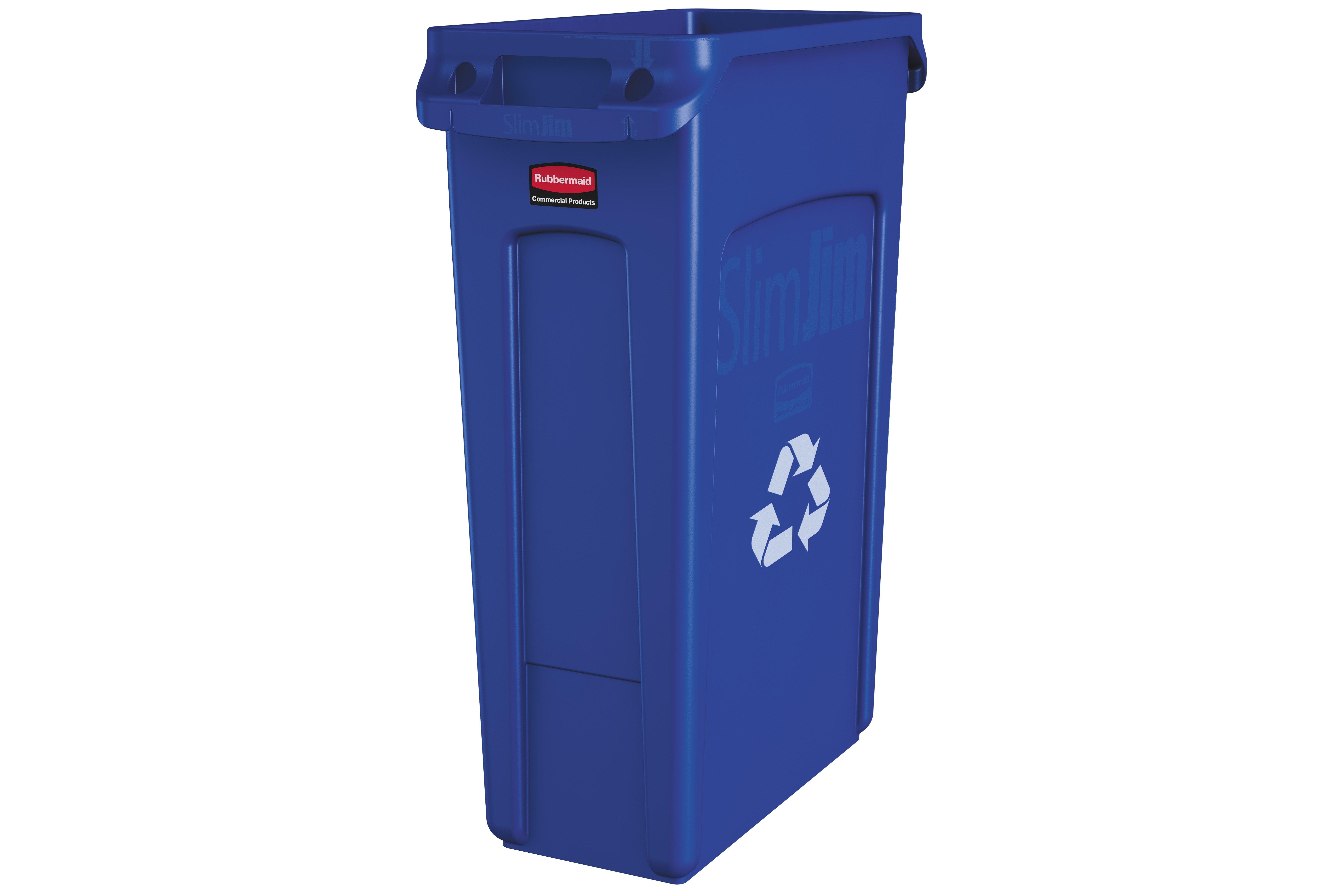 Blue Slim Jim Bin 87 Litre