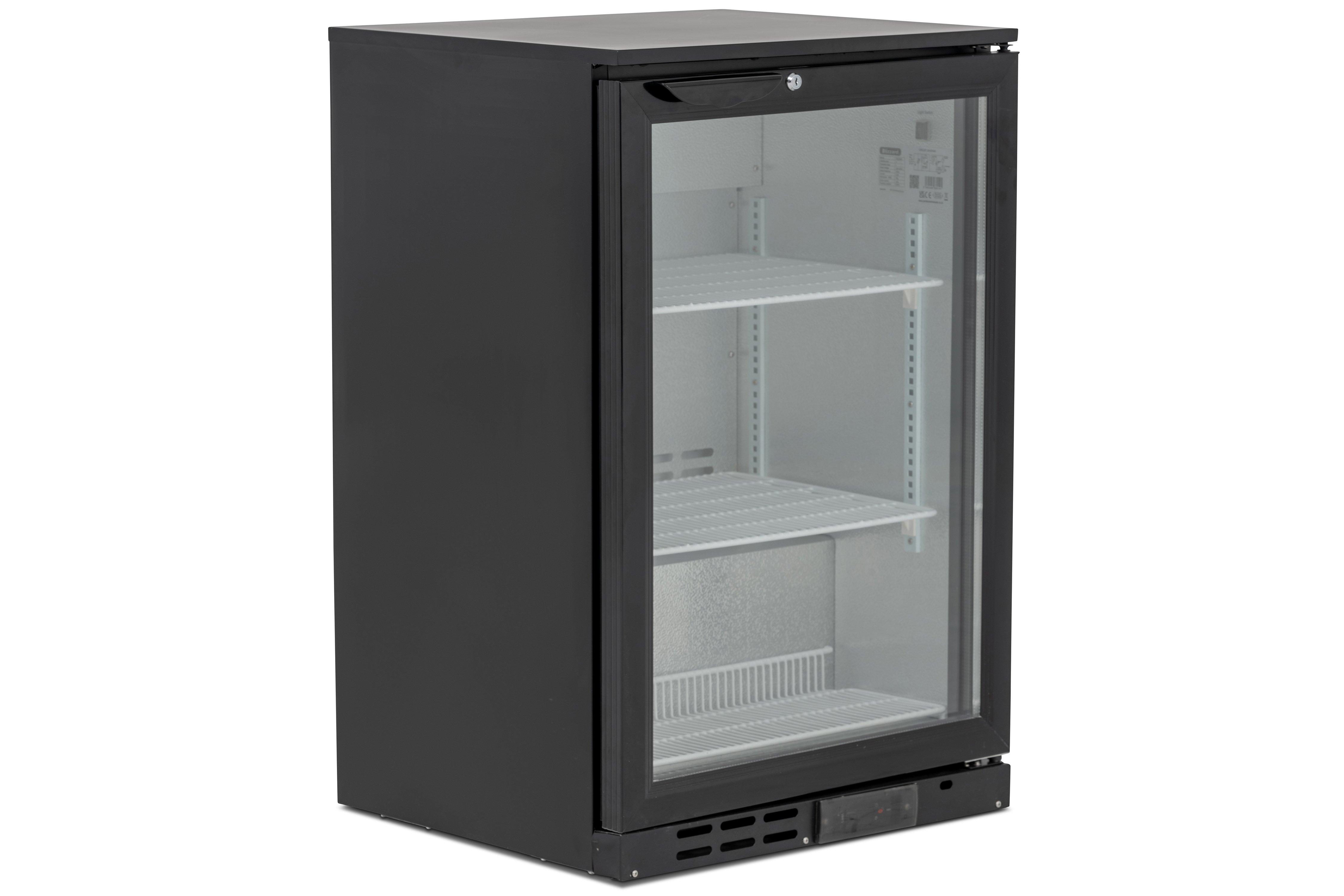 Blizzard BAR1 Single Door Black Bottle Cooler
