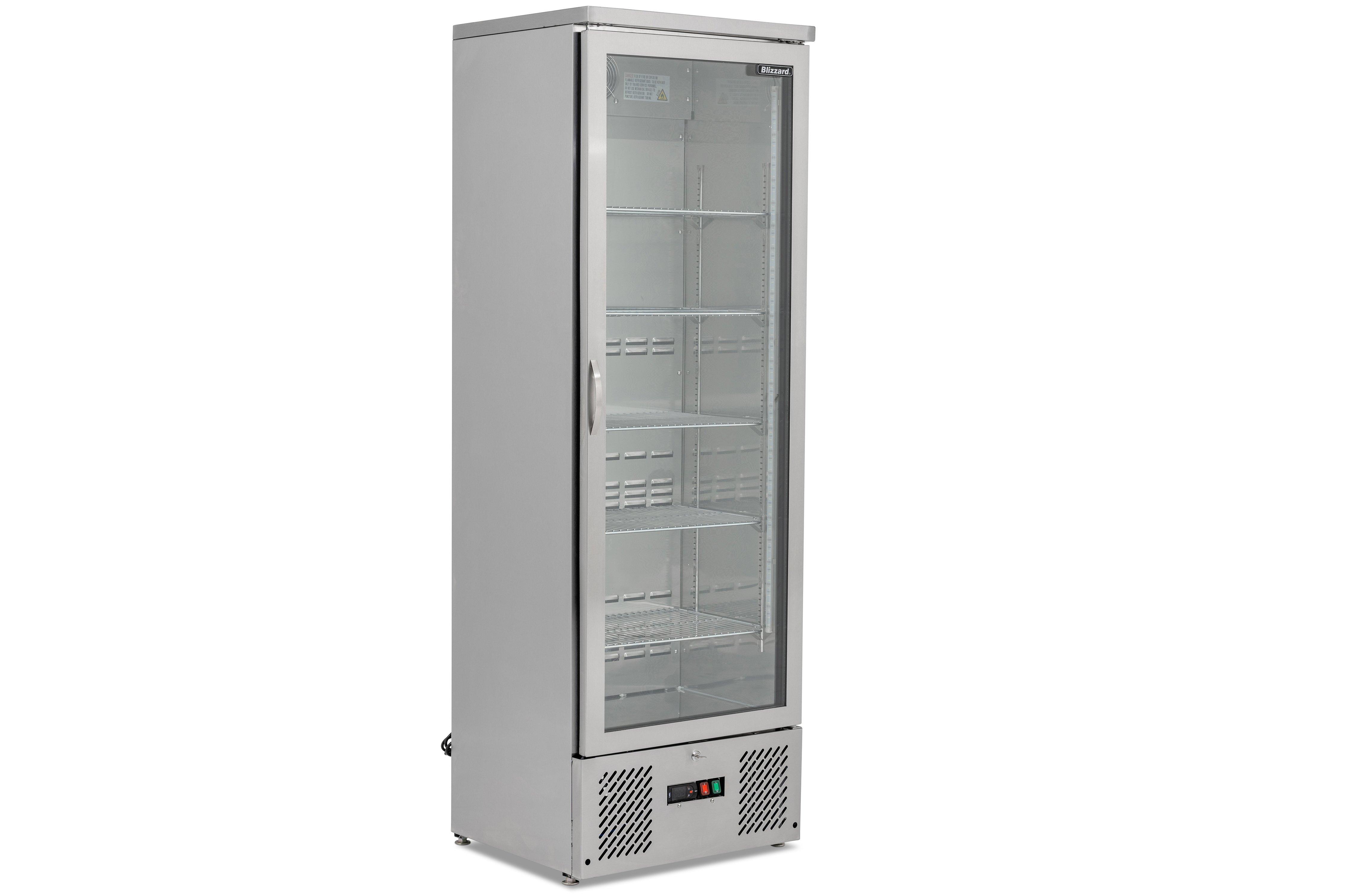 Blizzard BAR10SS Upright Single Door Bottle Cooler