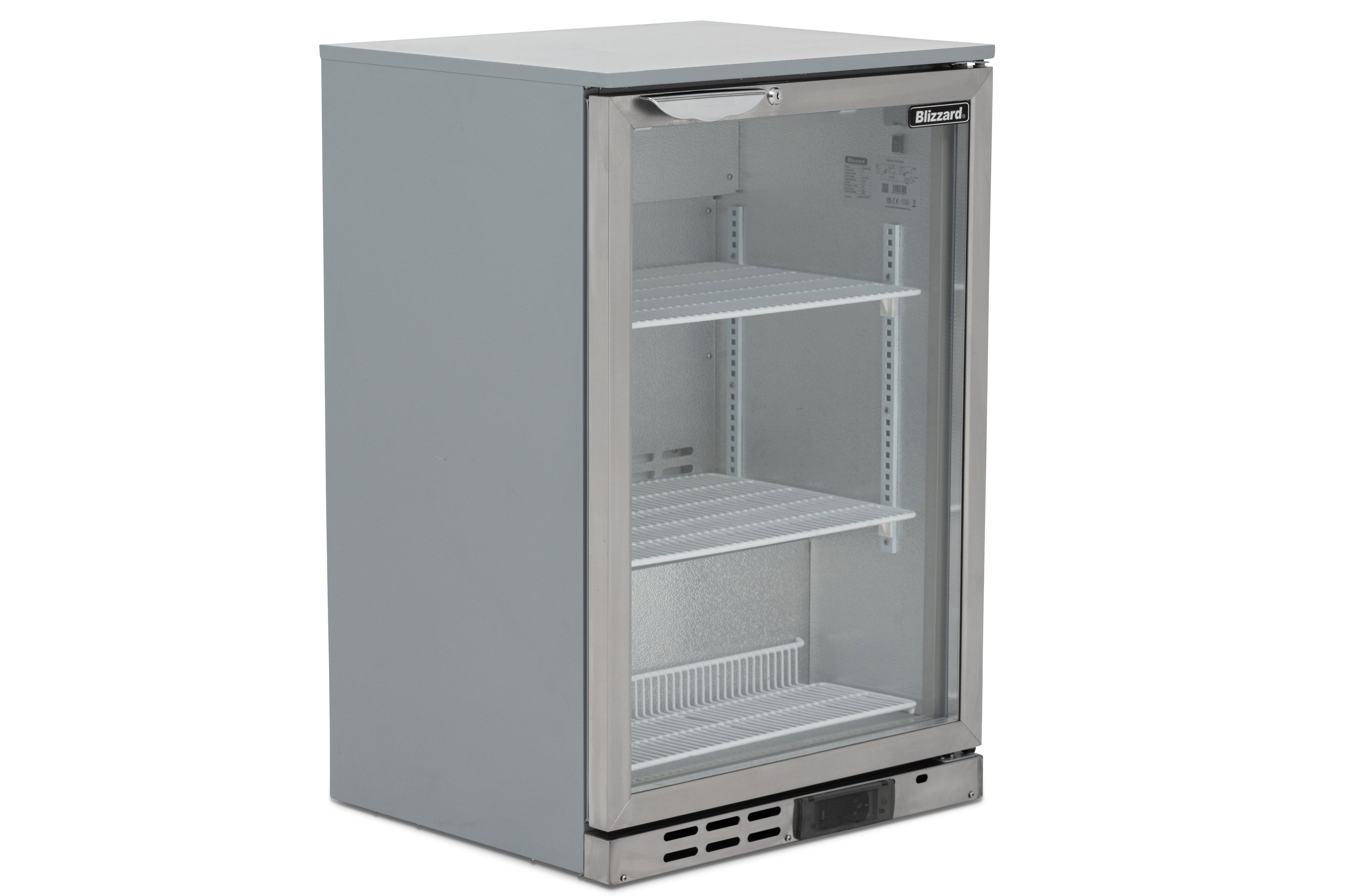 Blizzard BAR1SS Single Door Stainless Steel Bottle Cooler