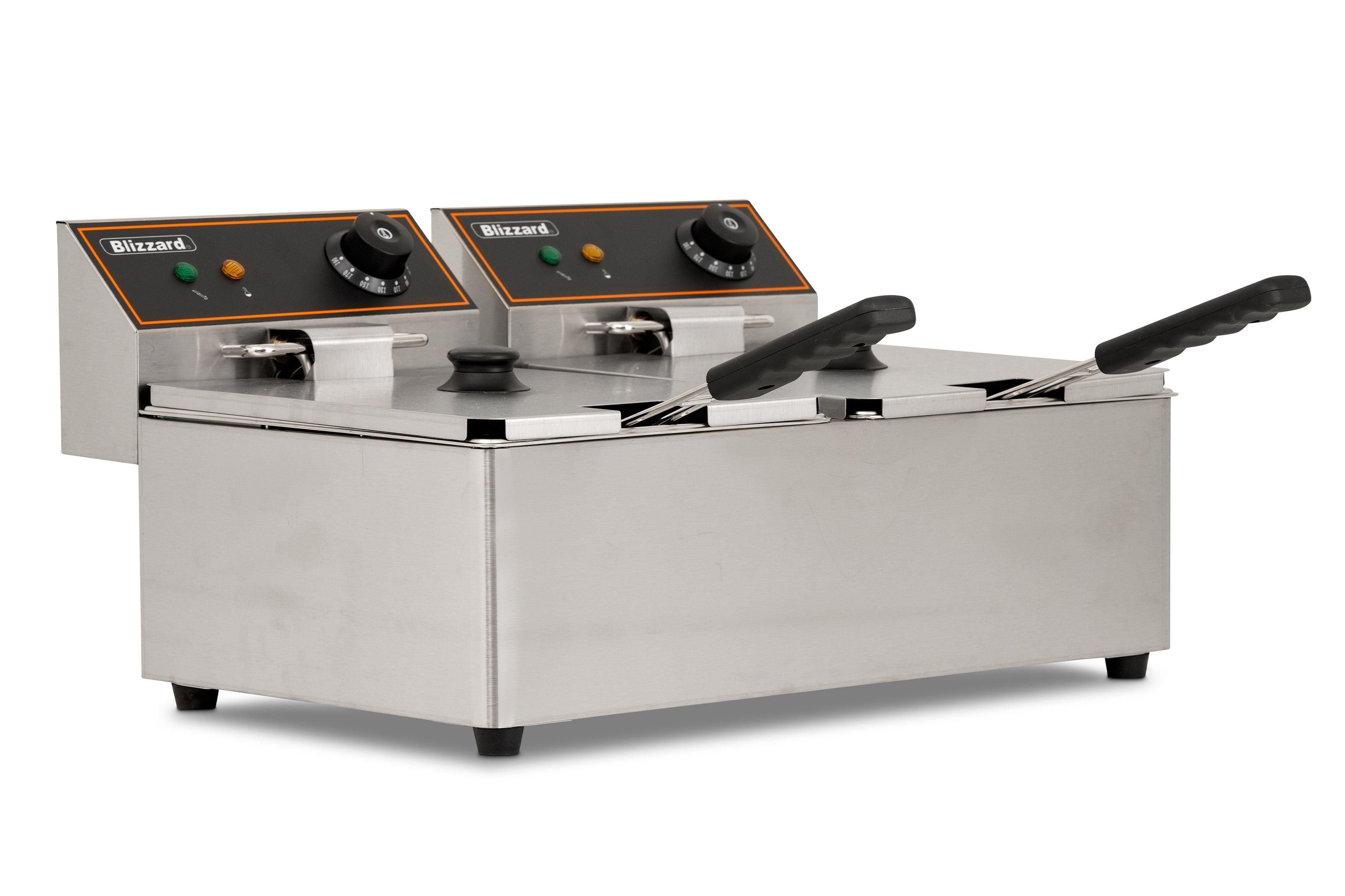 Blizzard BF6+6 Double Counter Top Electric Fryer