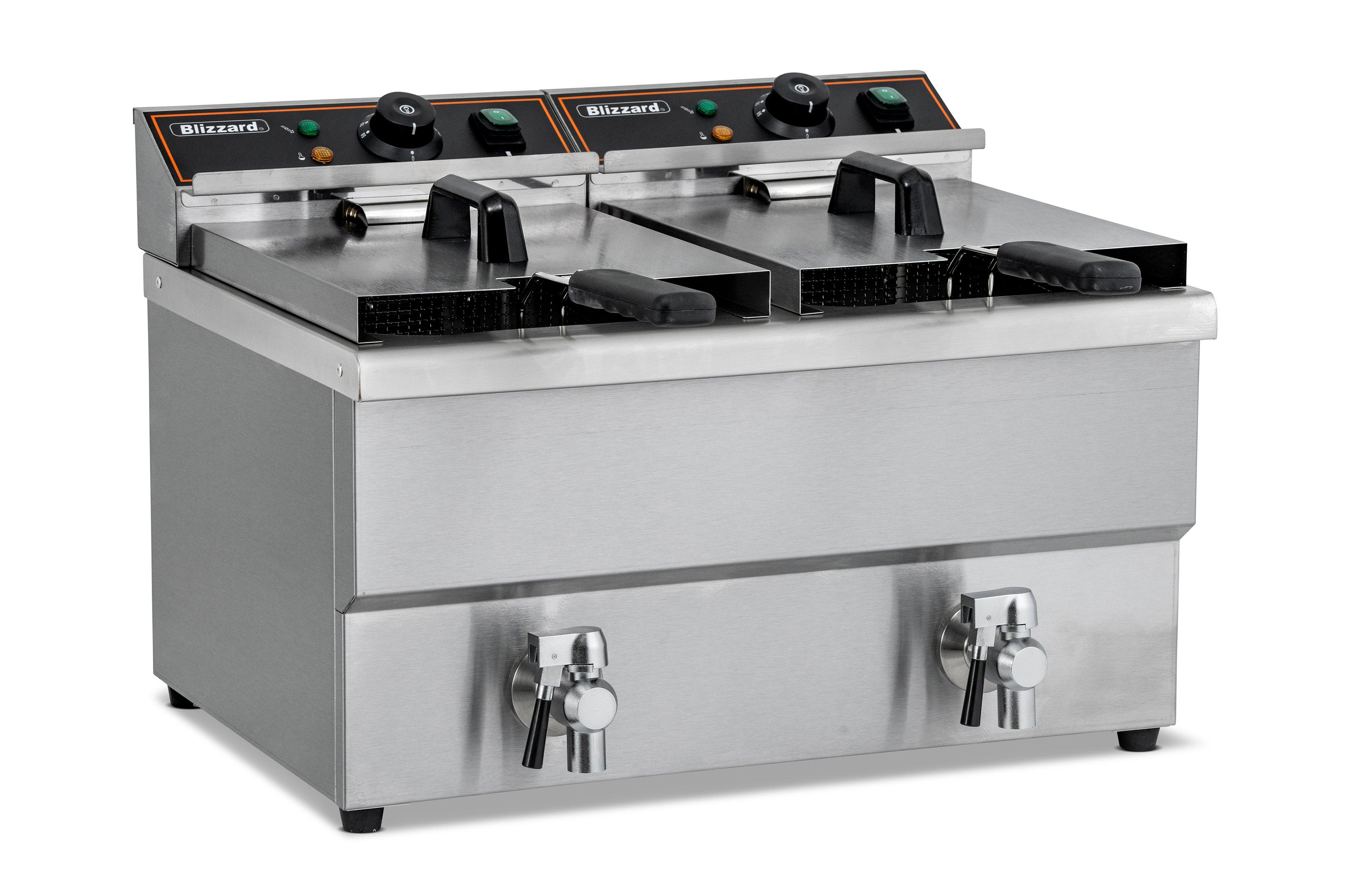 Blizzard BF8+8 Double Counter Top Electric Fryer
