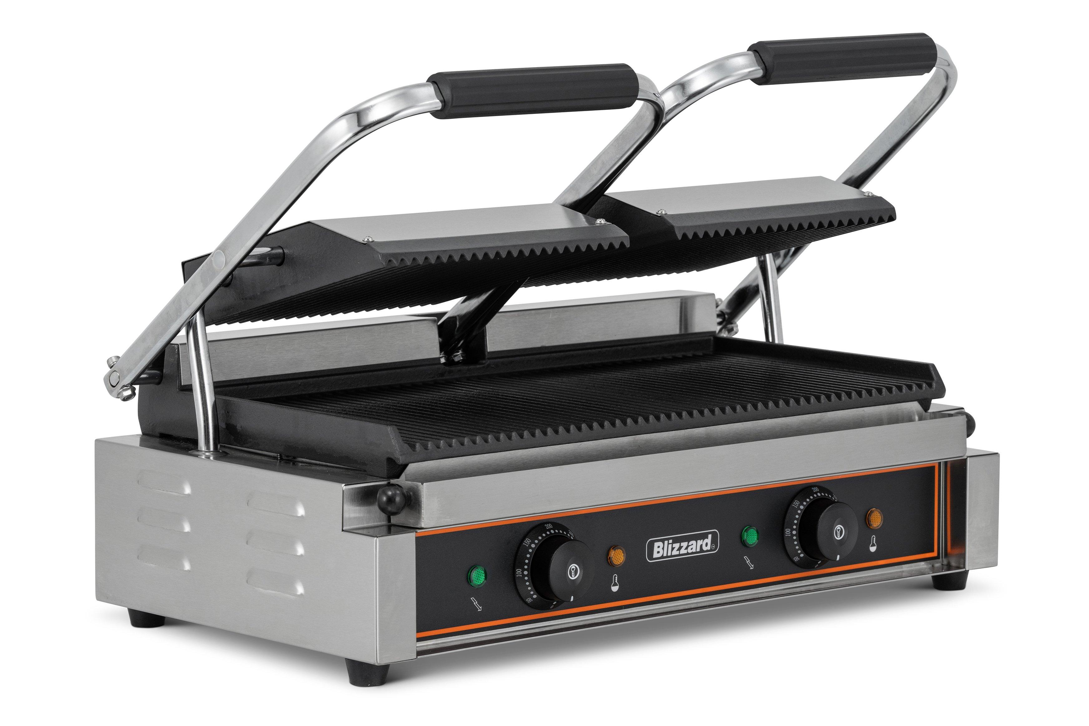 Blizzard BRRCG2 Double Contact Grill (Ribbed Top/Ribbed Bottom)