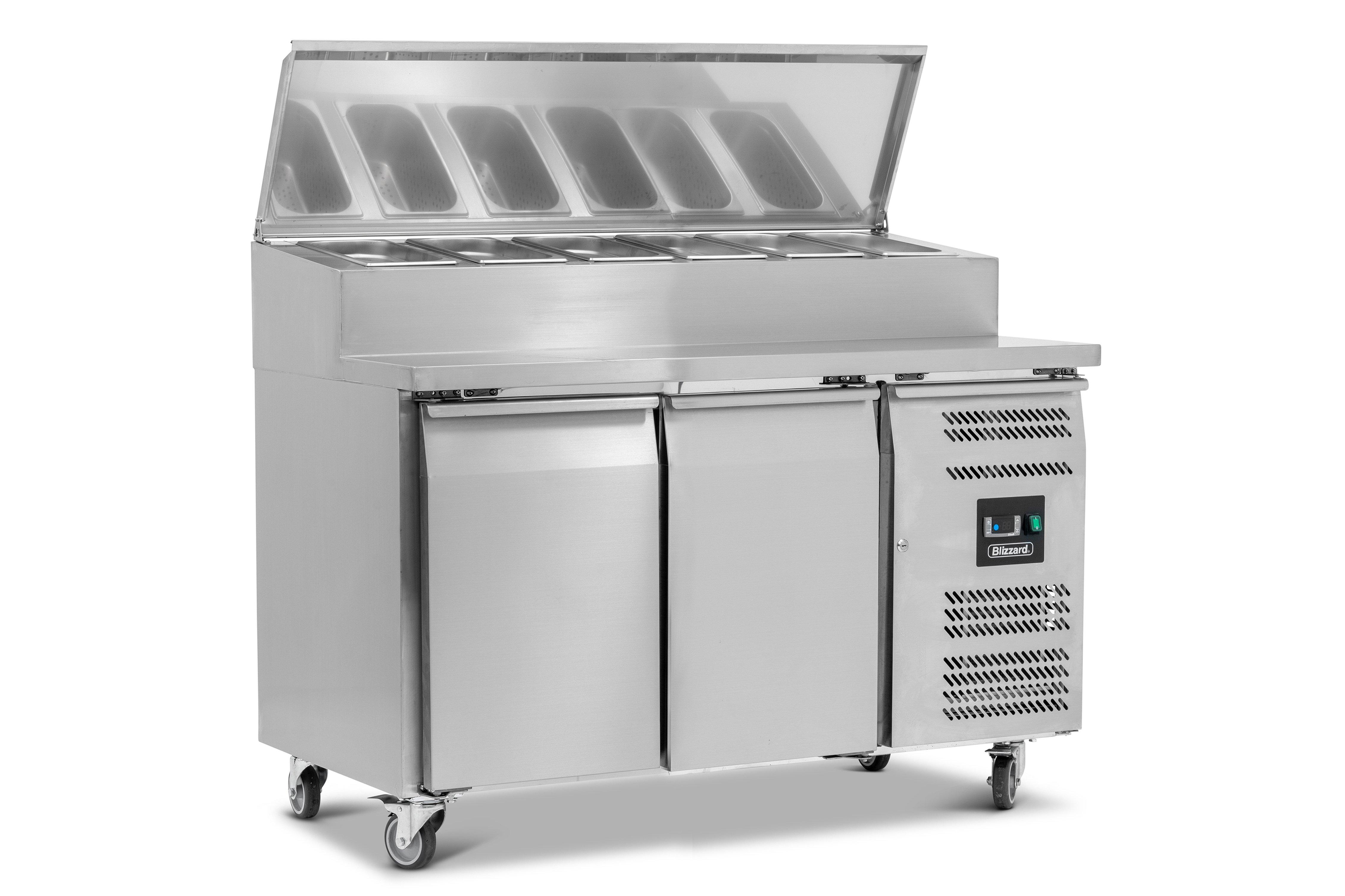 Blizzard HBC2EN Refrigerated Prep Counter
