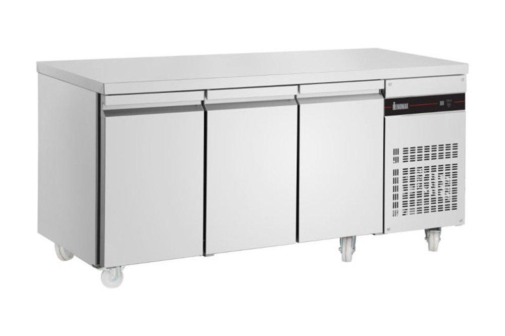 Inomak PN999 Stainless Steel 3 Door Refrigerated Counter