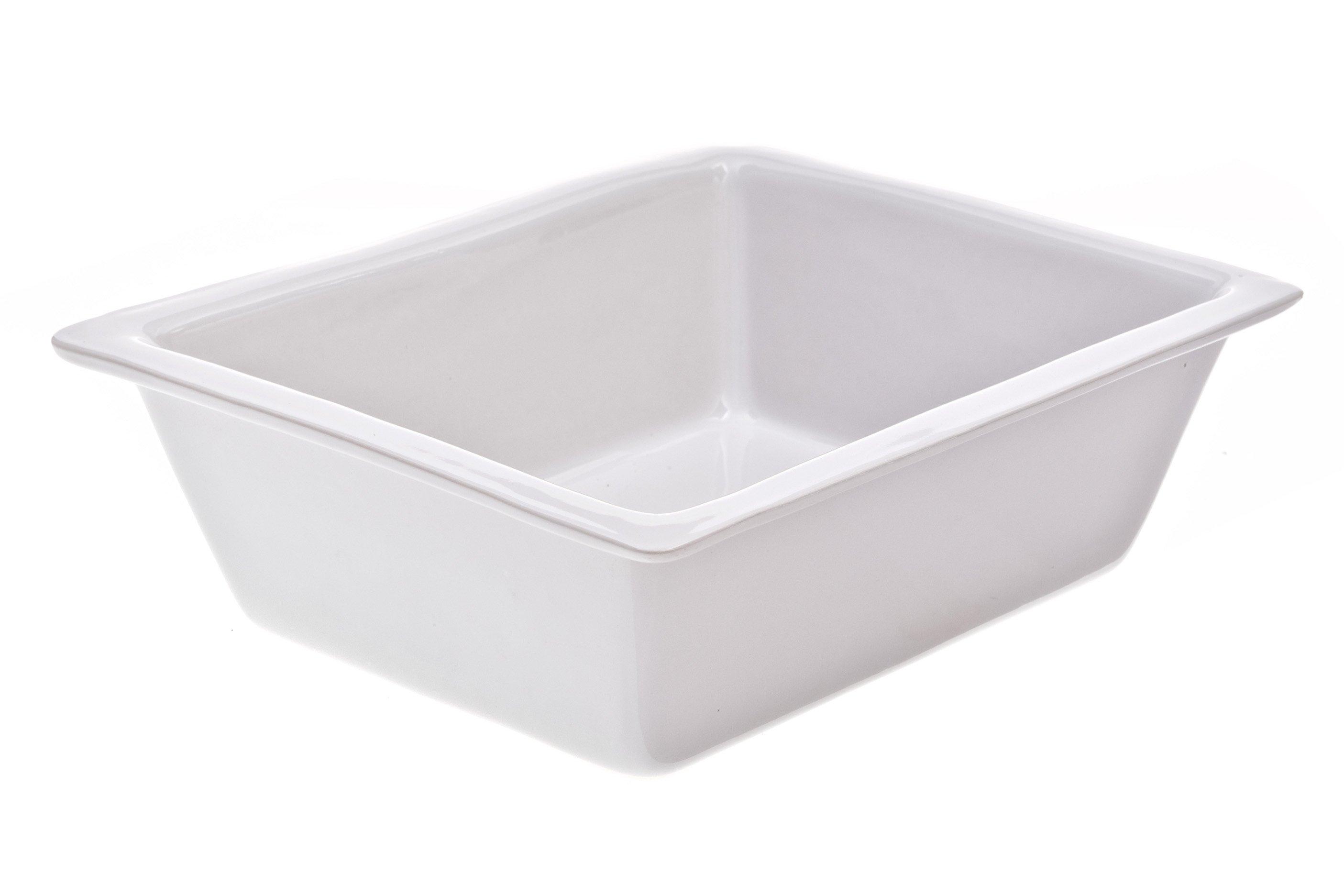 Primeware White Ceramic 1/2 GN 100mm deep