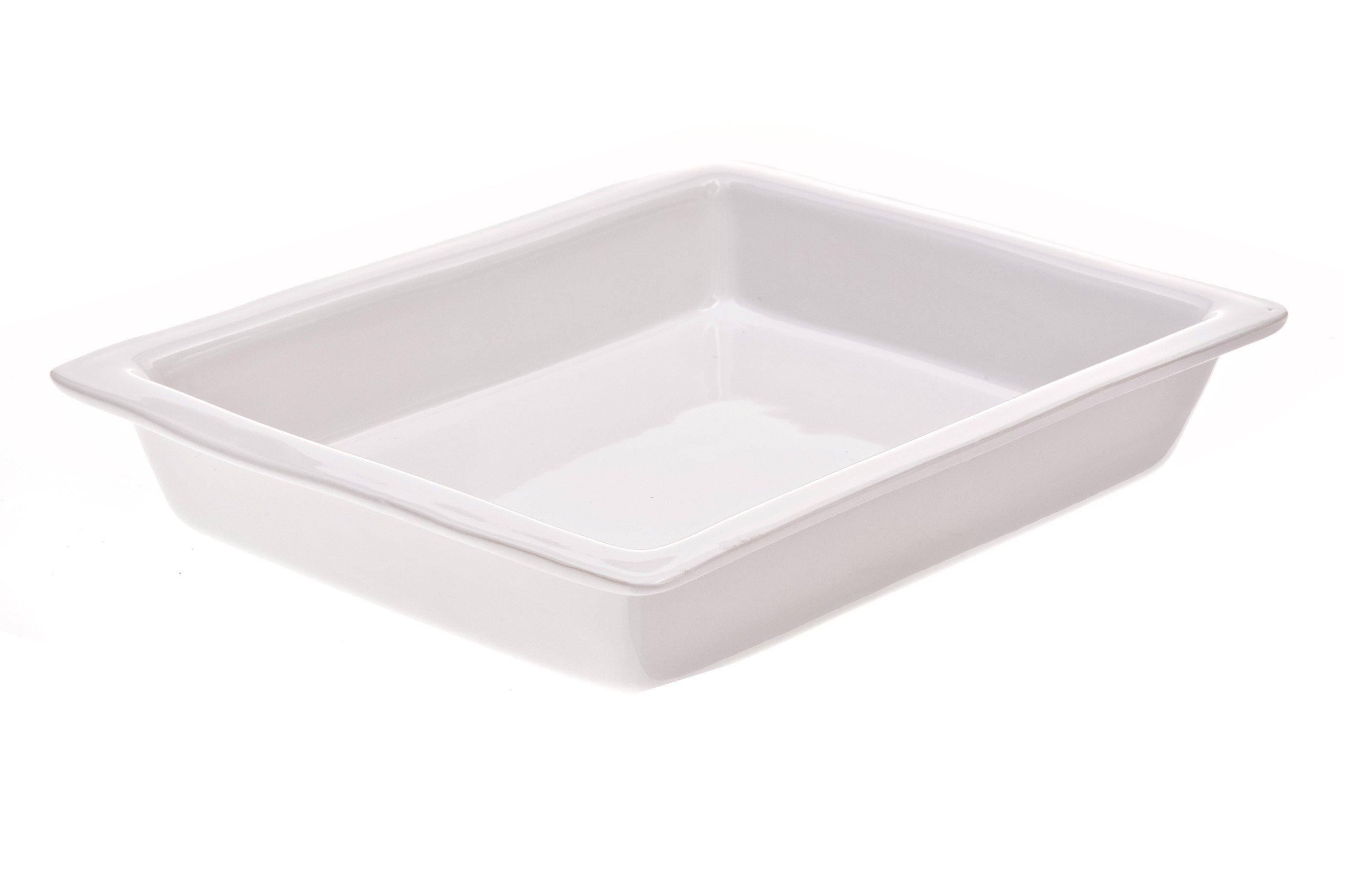 Primeware White Ceramic 1/2 GN 60mm deep