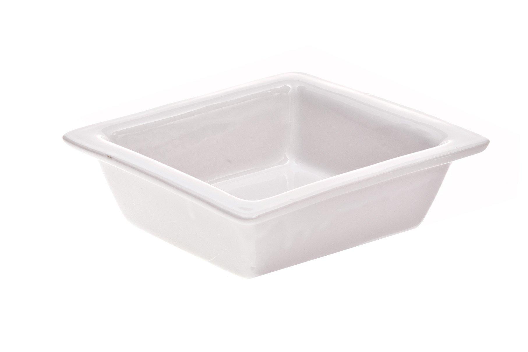 Primeware White Ceramic 1/3 GN 60mm deep