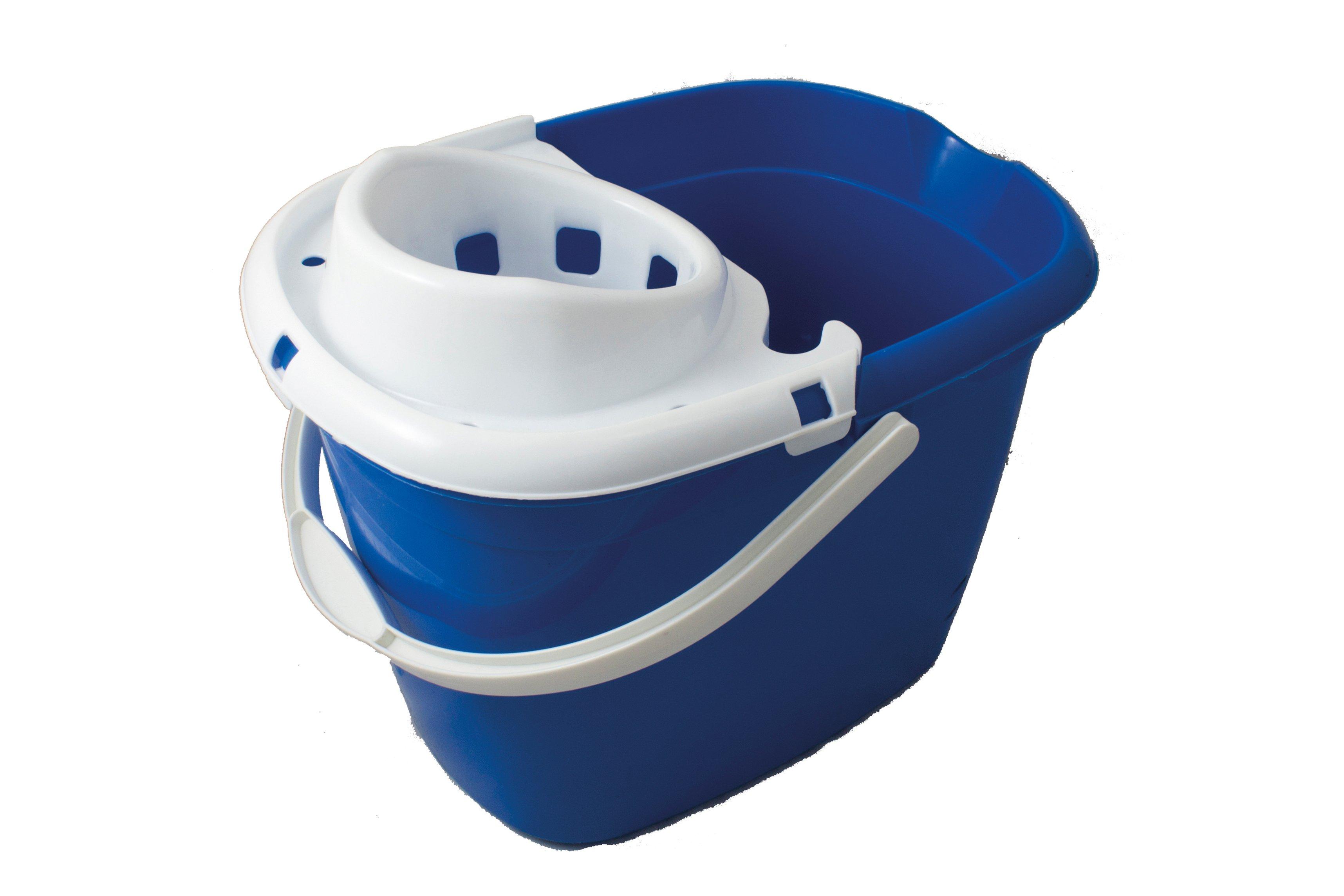 Mop Bucket & Wringer 15L Blue