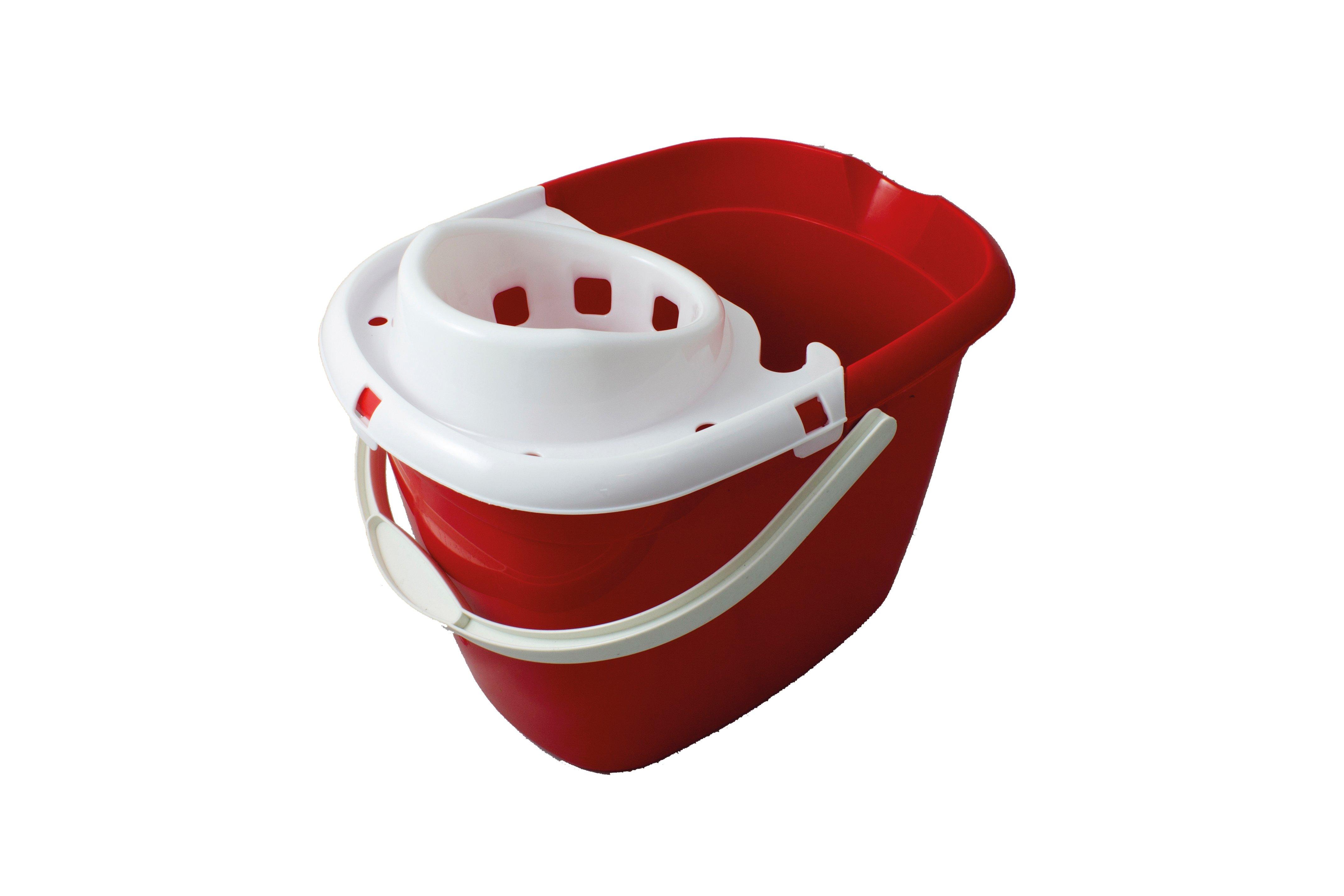 Mop Bucket & Wringer 15L Red