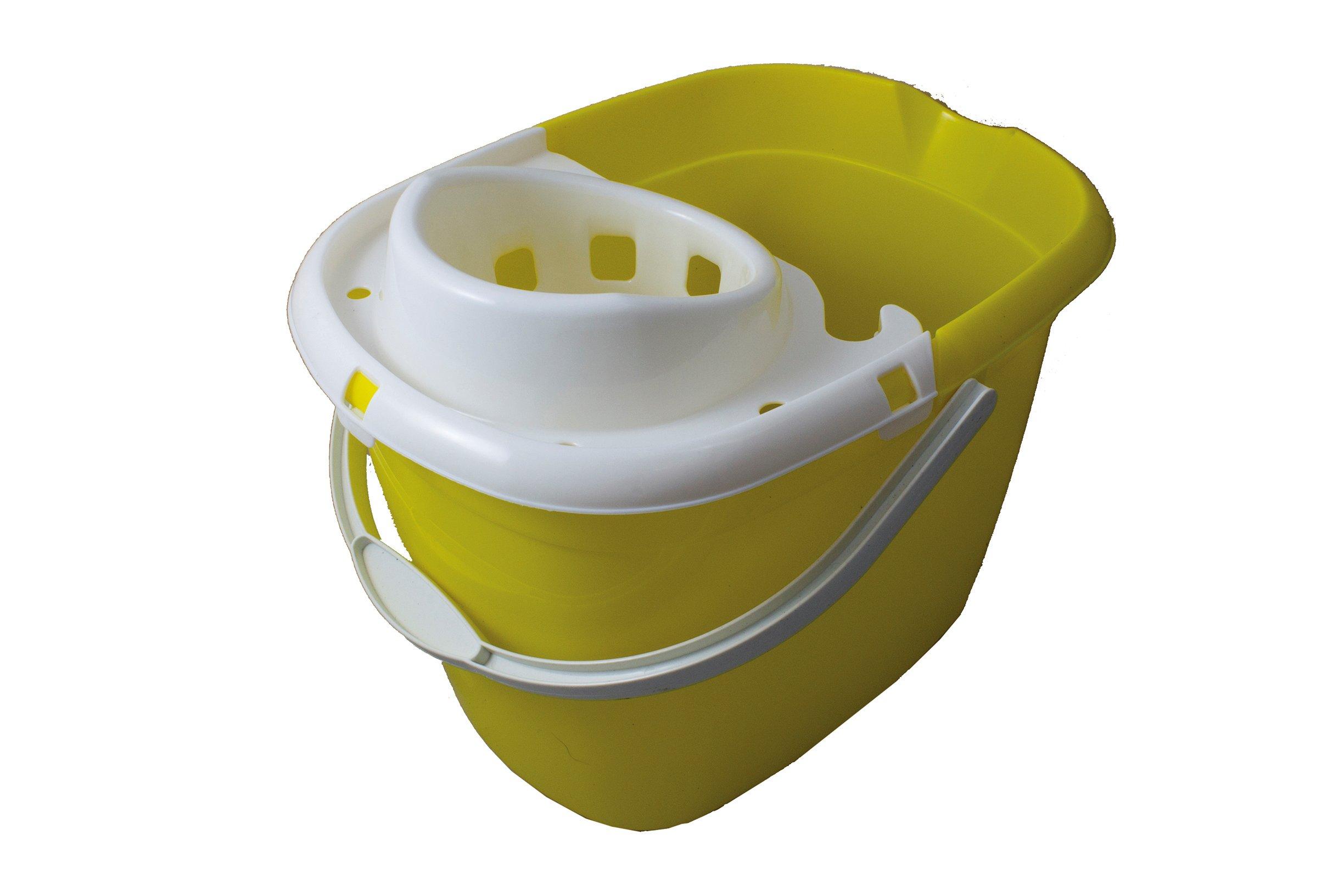 Mop Bucket & Wringer 15L Yellow