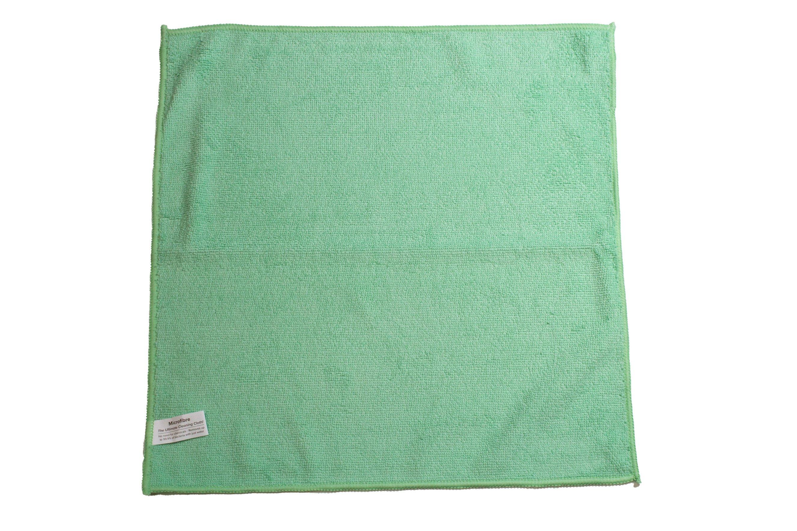 Green Microfibre Cloths