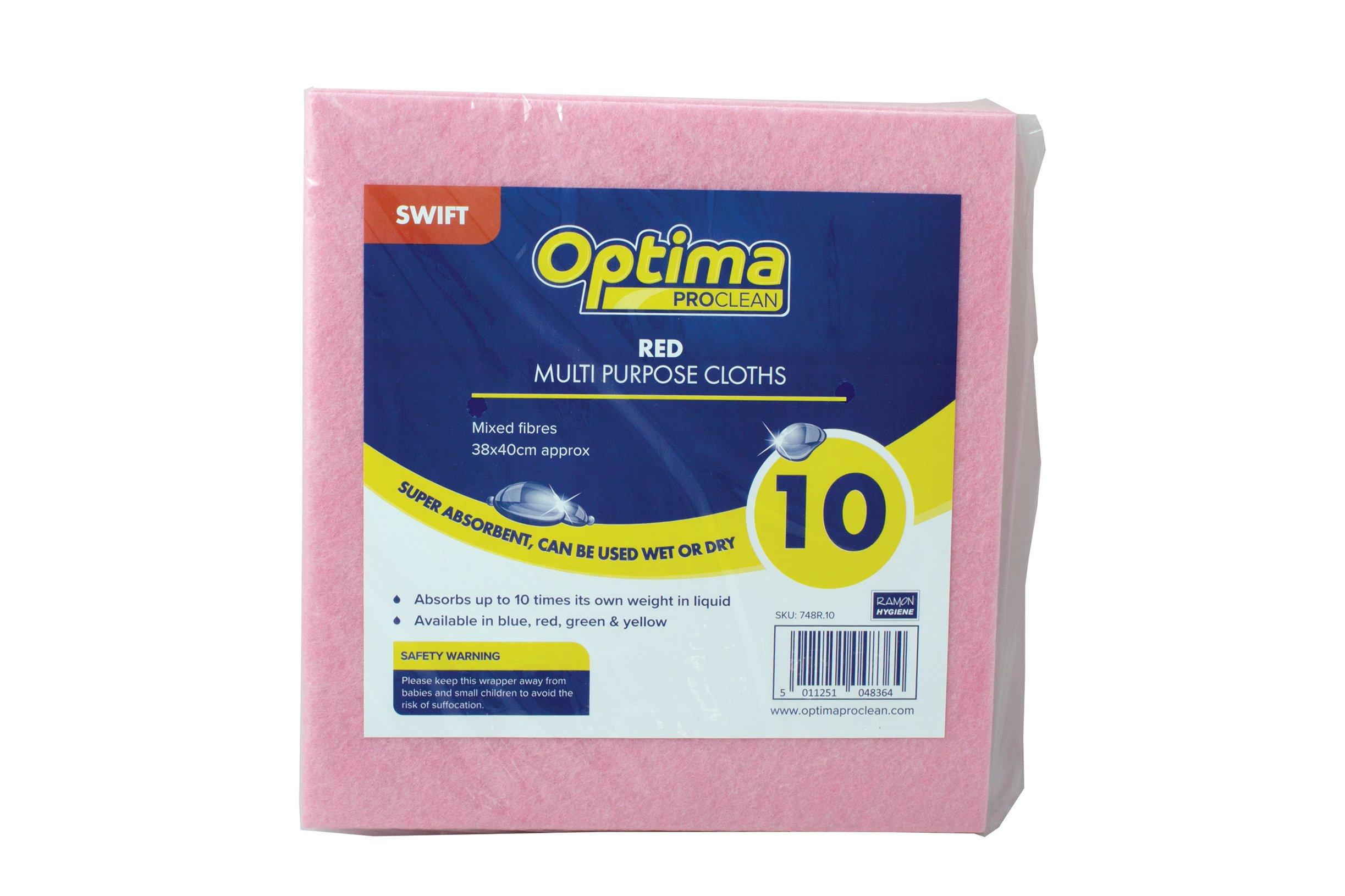 Red Mighty Wipe Cloths